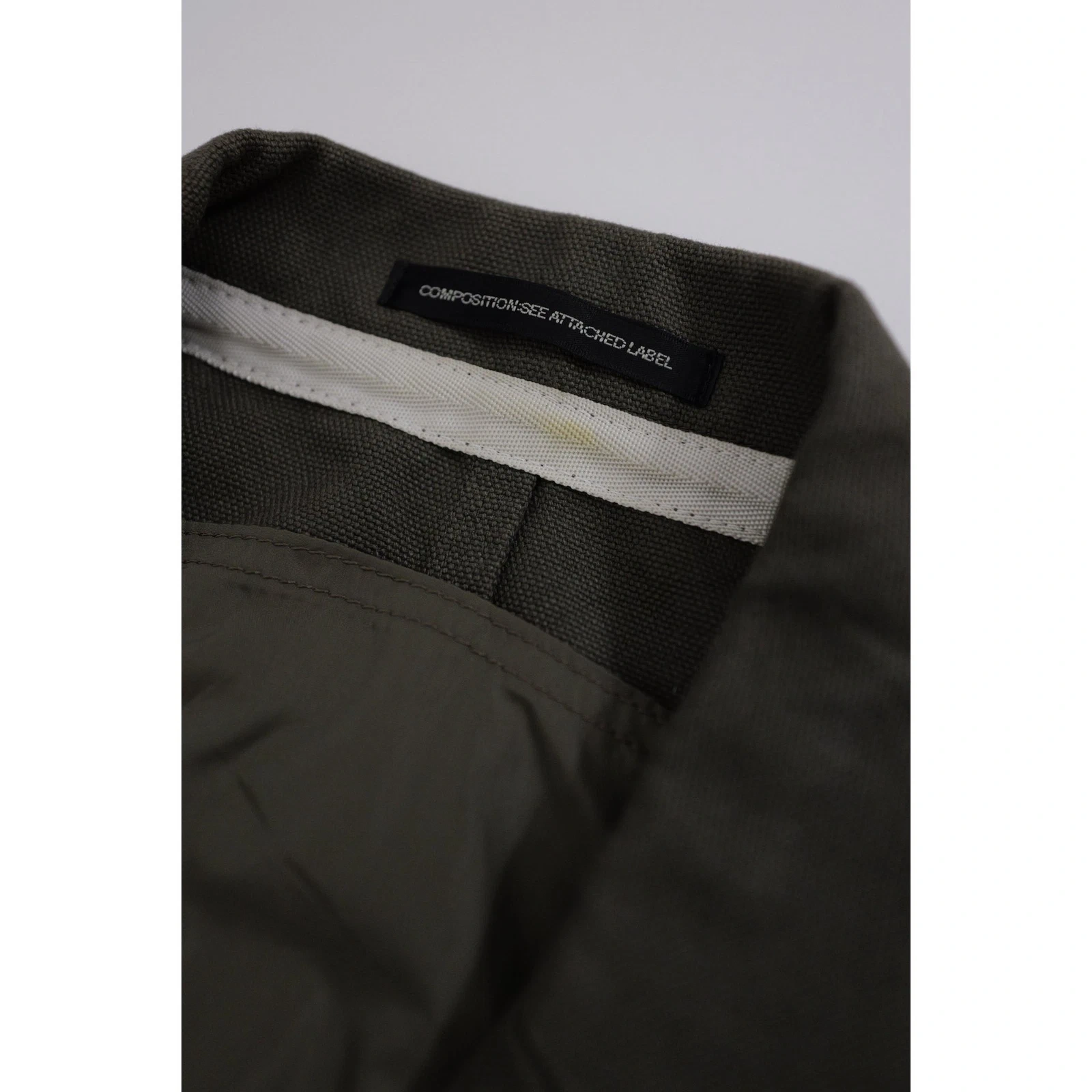 YOHJI YAMAMOTO Veste Kaki vintage, passéist — photo 7