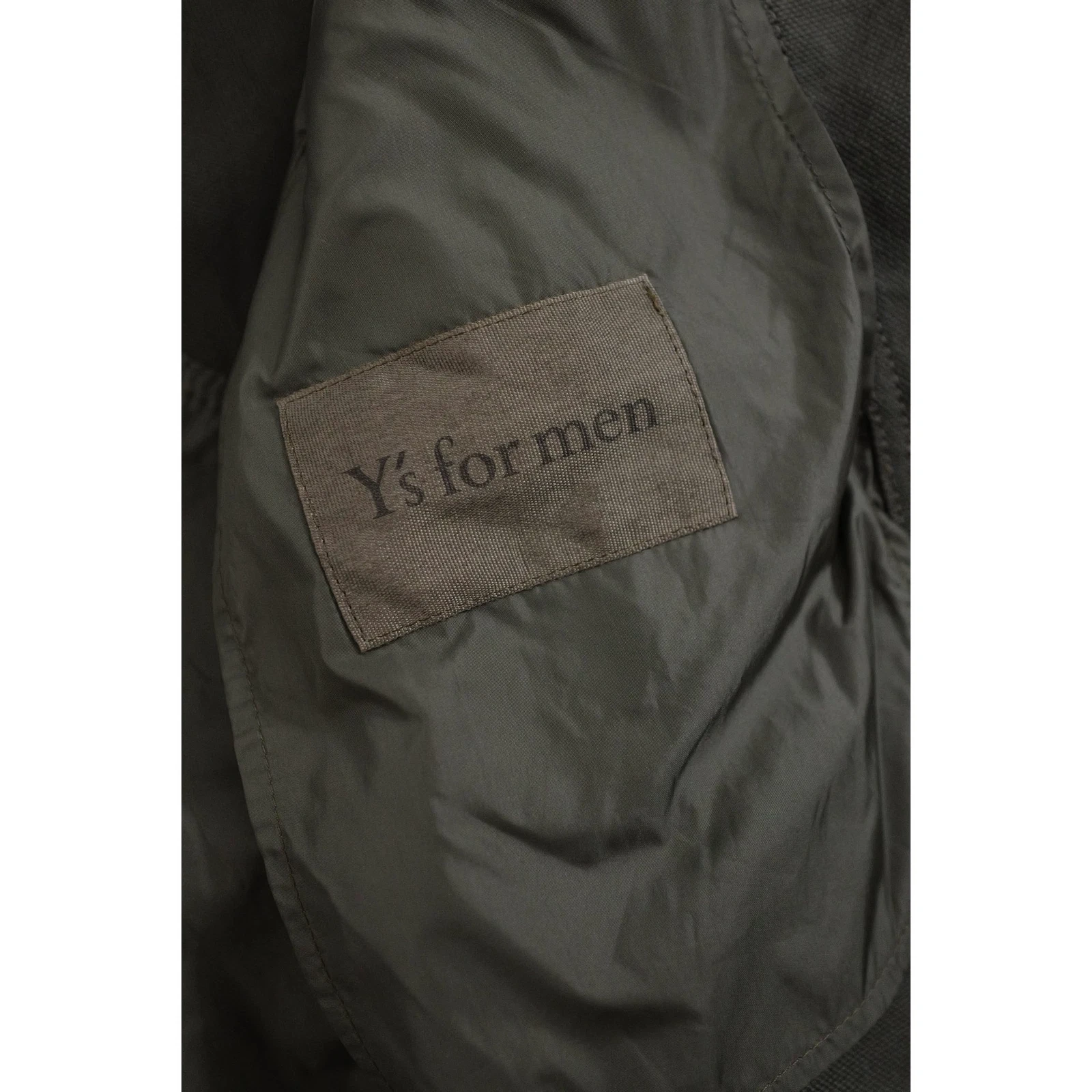 YOHJI YAMAMOTO Veste Kaki vintage, passéist — photo 8