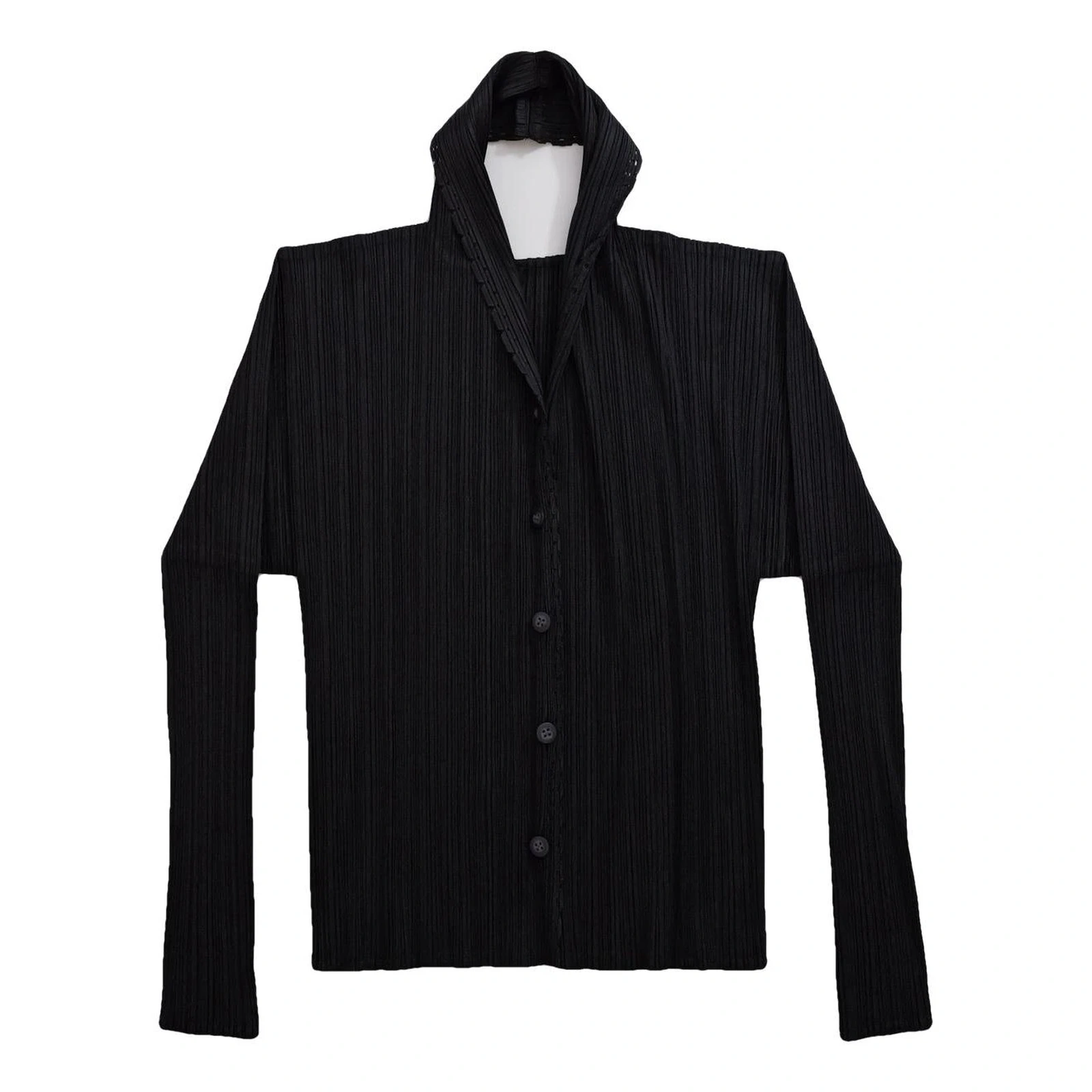 ISSEY MIYAKE Blouse Noir vintage, passéist — photo 1
