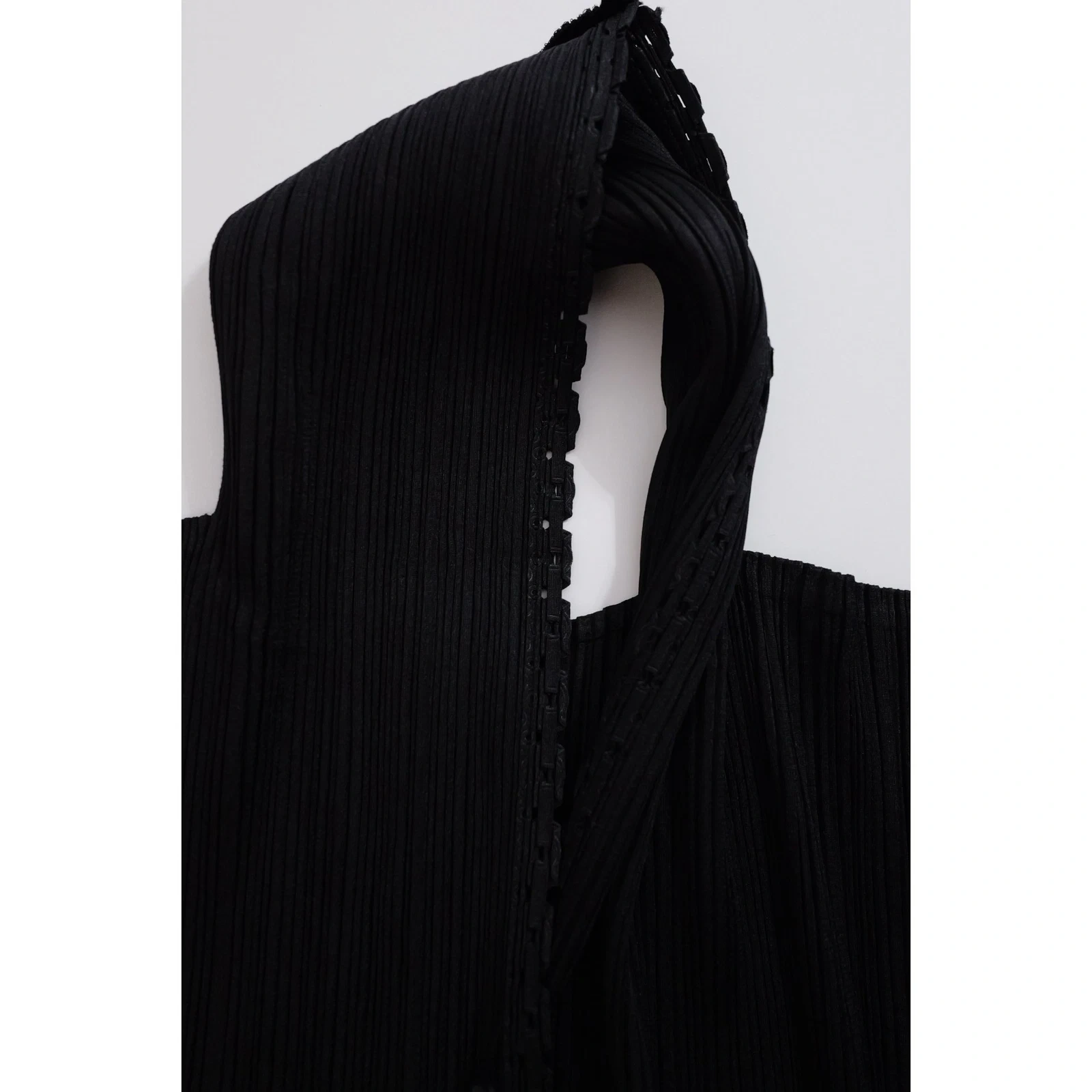 ISSEY MIYAKE Blouse Noir vintage, passéist — photo 6