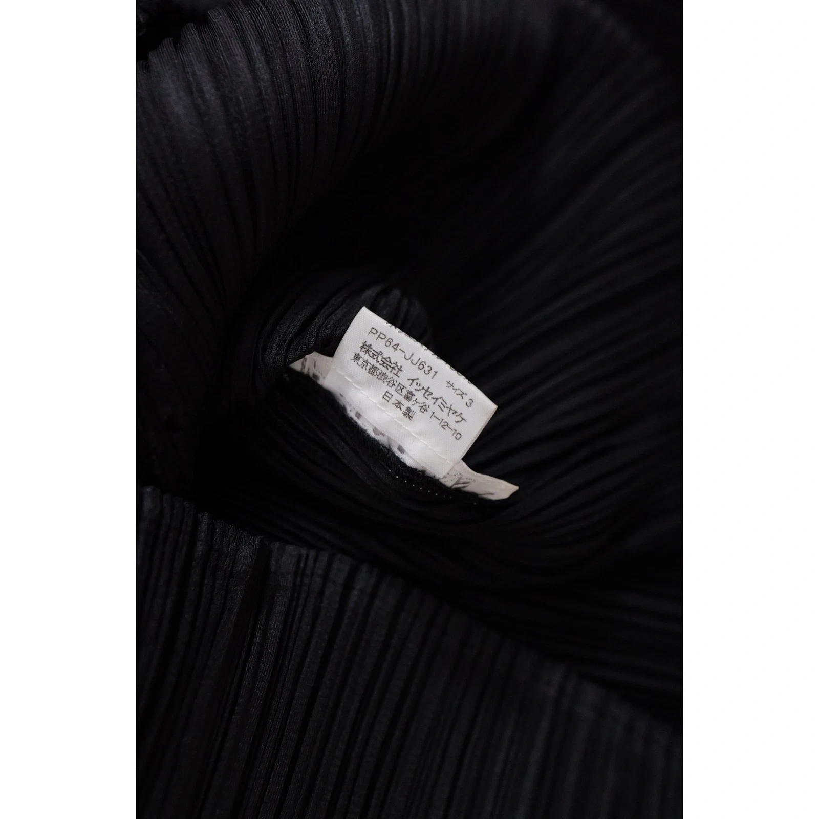 ISSEY MIYAKE Blouse Noir vintage, passéist — photo 10