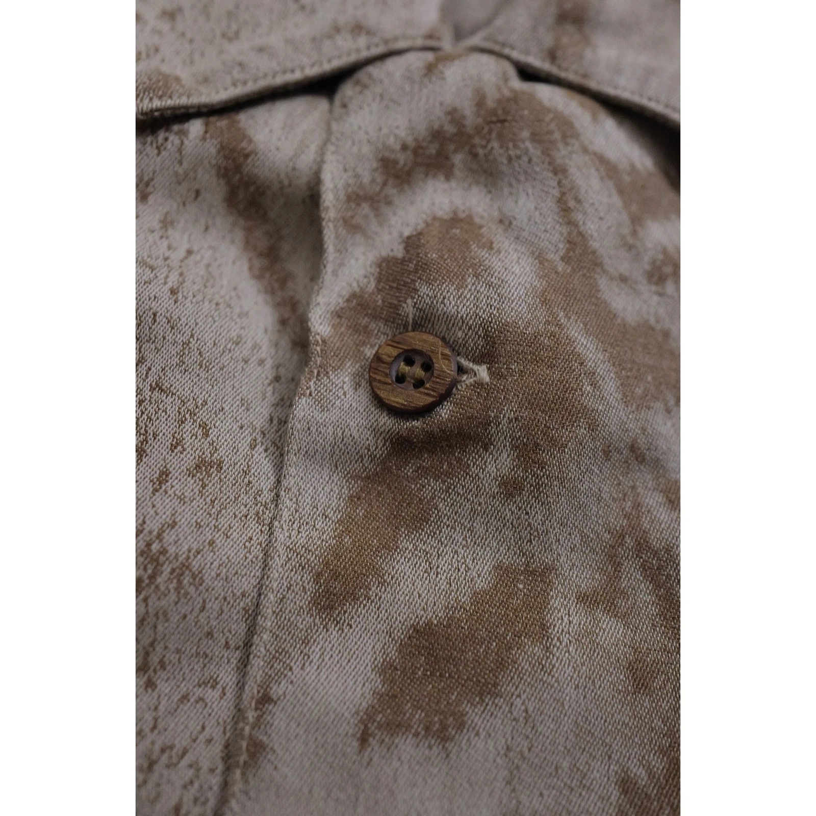 JUNKO KOSHINO Chemise Marron vintage, passéist — photo 7