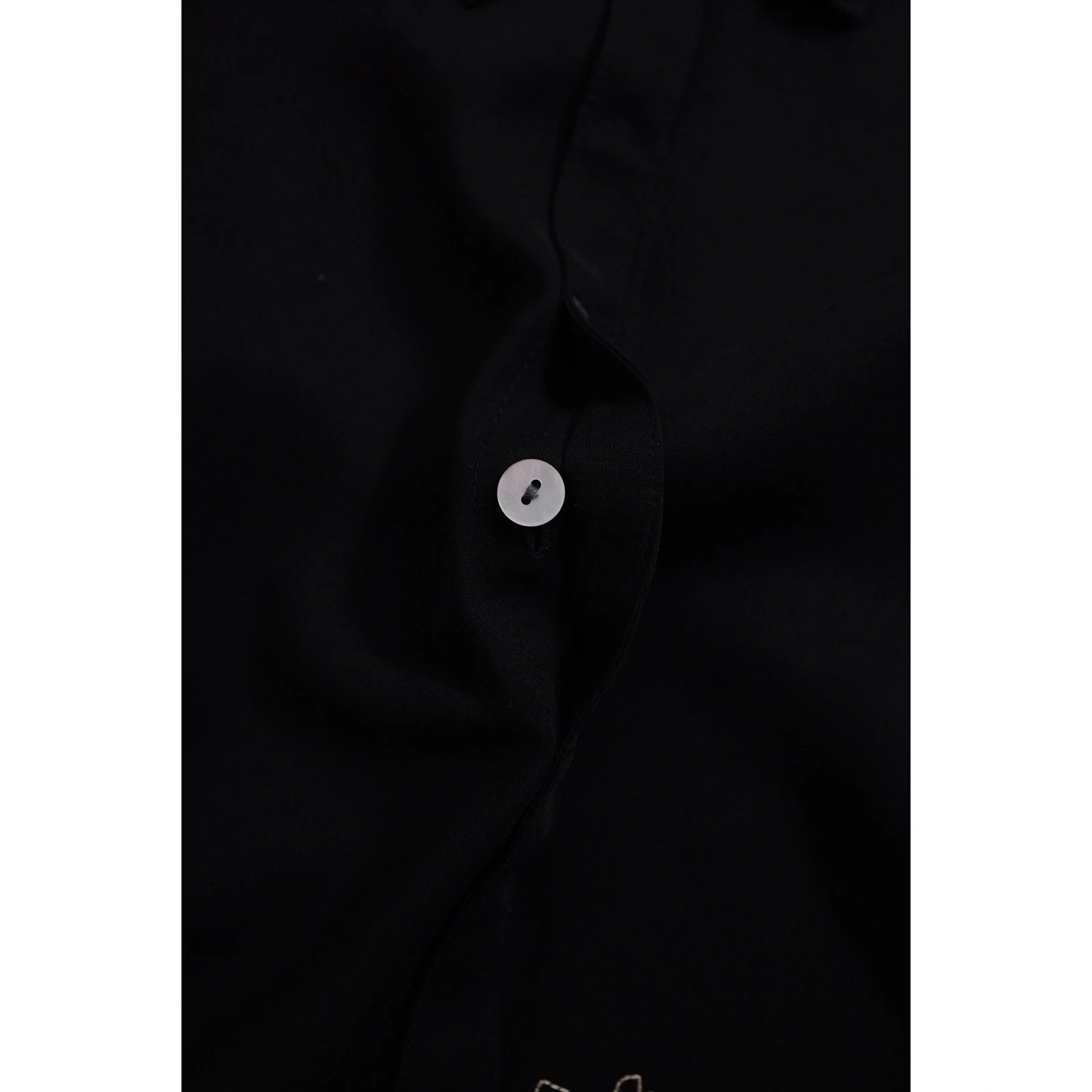 KANSAI YAMAMOTO Chemise Noir vintage, passéist — photo 8