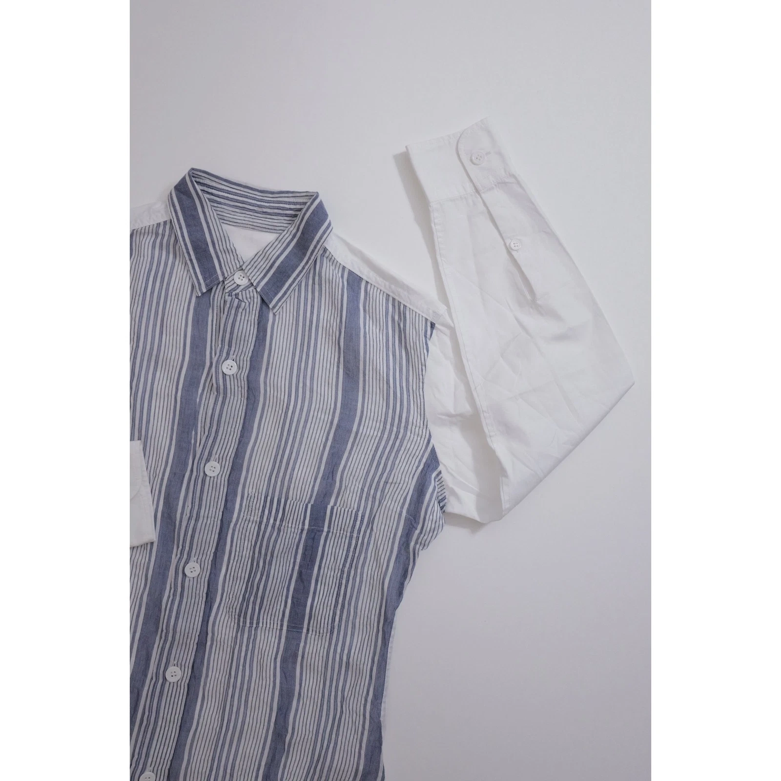 YOHJI YAMAMOTO Chemise Bleu vintage, passéist — photo 2