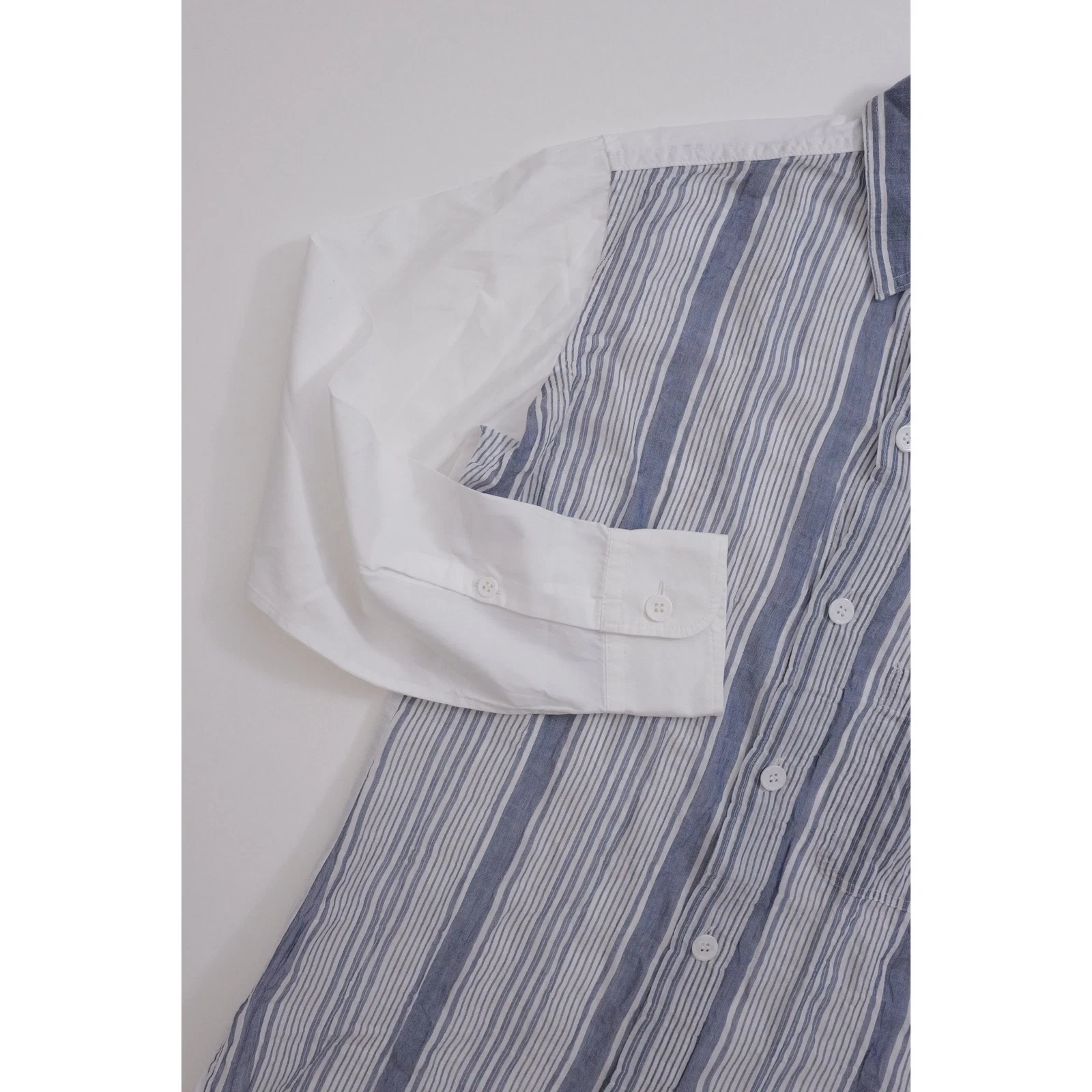 YOHJI YAMAMOTO Chemise Bleu vintage, passéist — photo 3