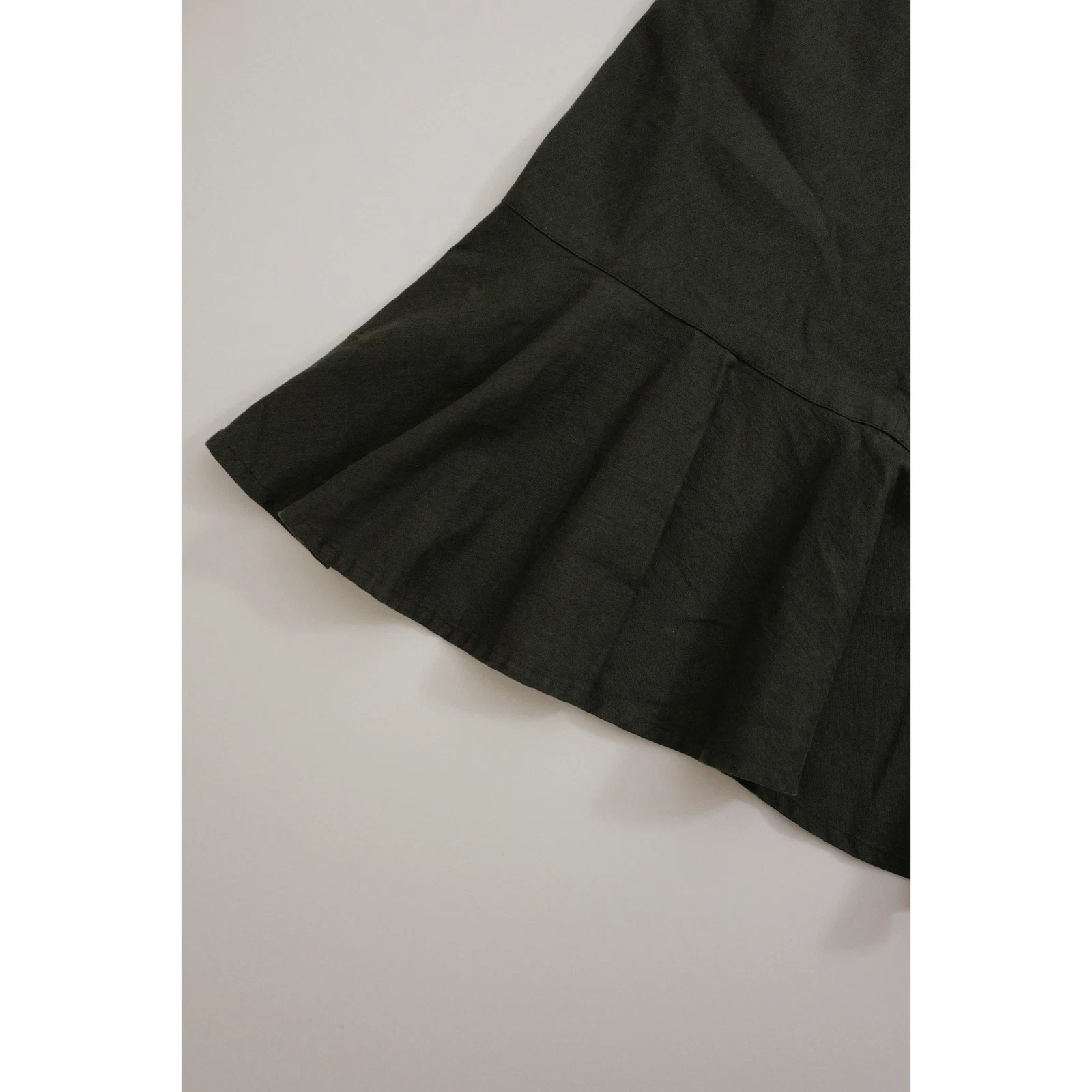 YOHJI YAMAMOTO Jupe mi-longue Kaki vintage, passéist — photo 13