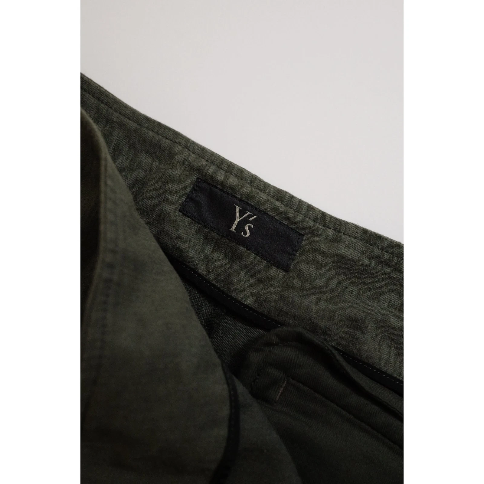 YOHJI YAMAMOTO Jupe mi-longue Kaki vintage, passéist — photo 6