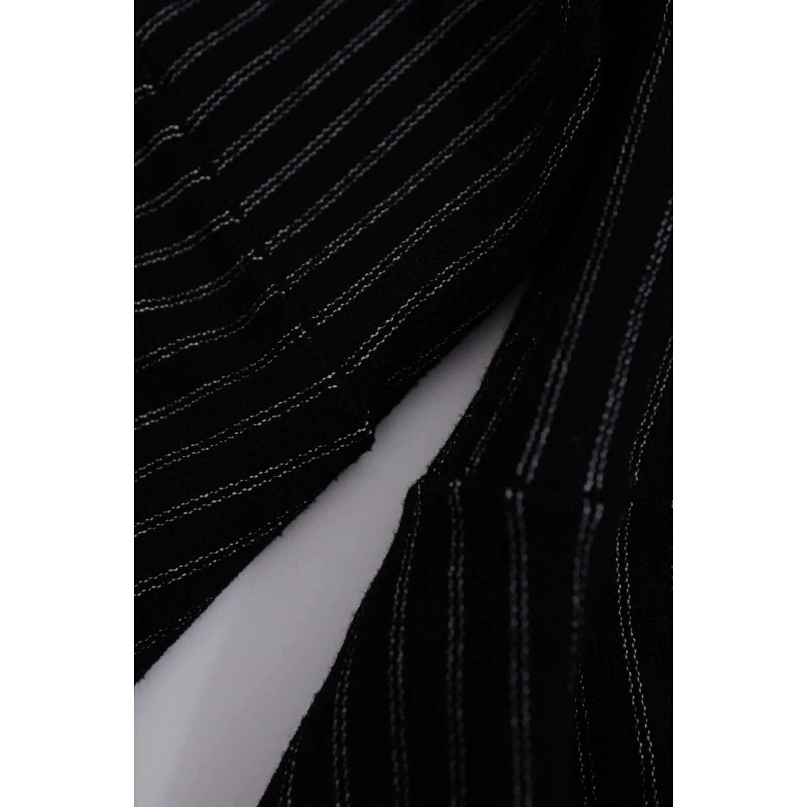 ISSEY MIYAKE Pantalon court Gris vintage, passéist — photo 6