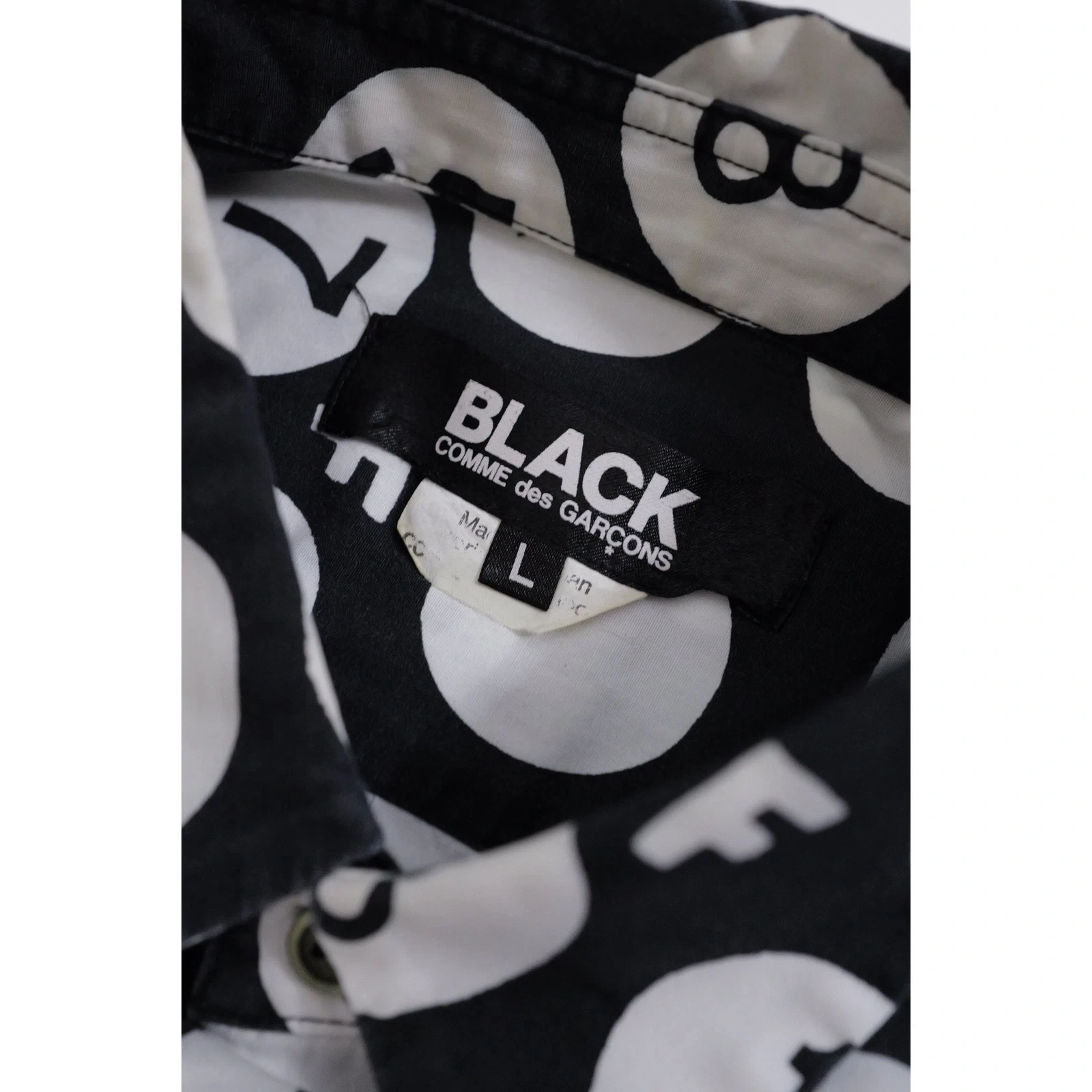 COMME DES GARÇONS Chemise Noir vintage, passéist — photo 8