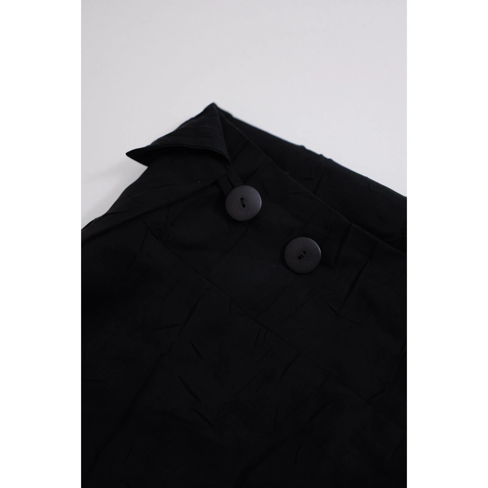 YOHJI YAMAMOTO Mini jupe Noir vintage, passéist — photo 12