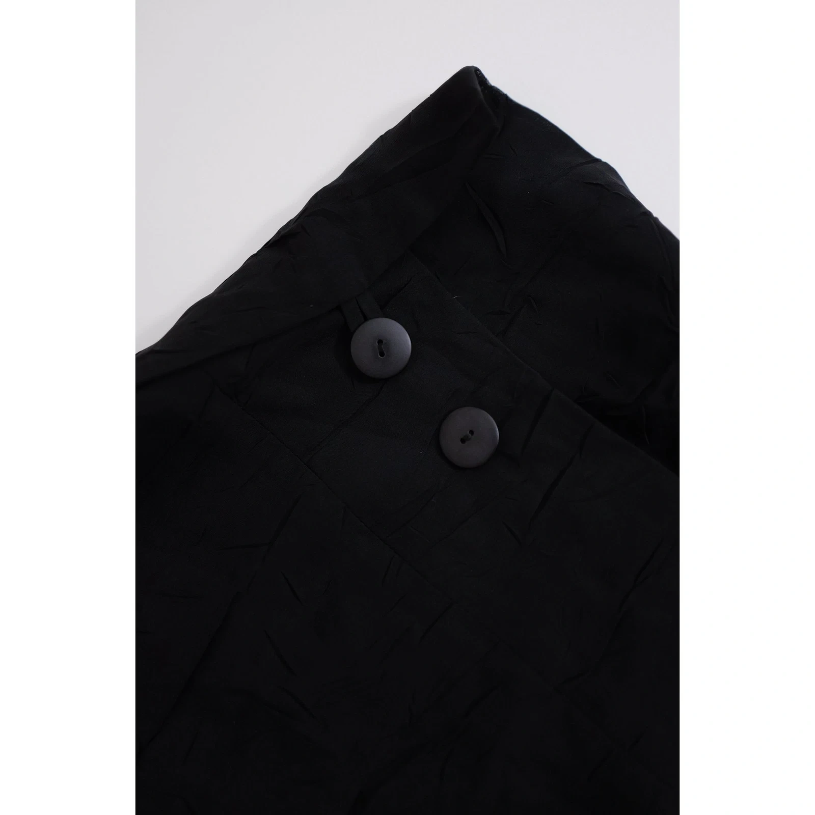 YOHJI YAMAMOTO Mini jupe Noir vintage, passéist — photo 13