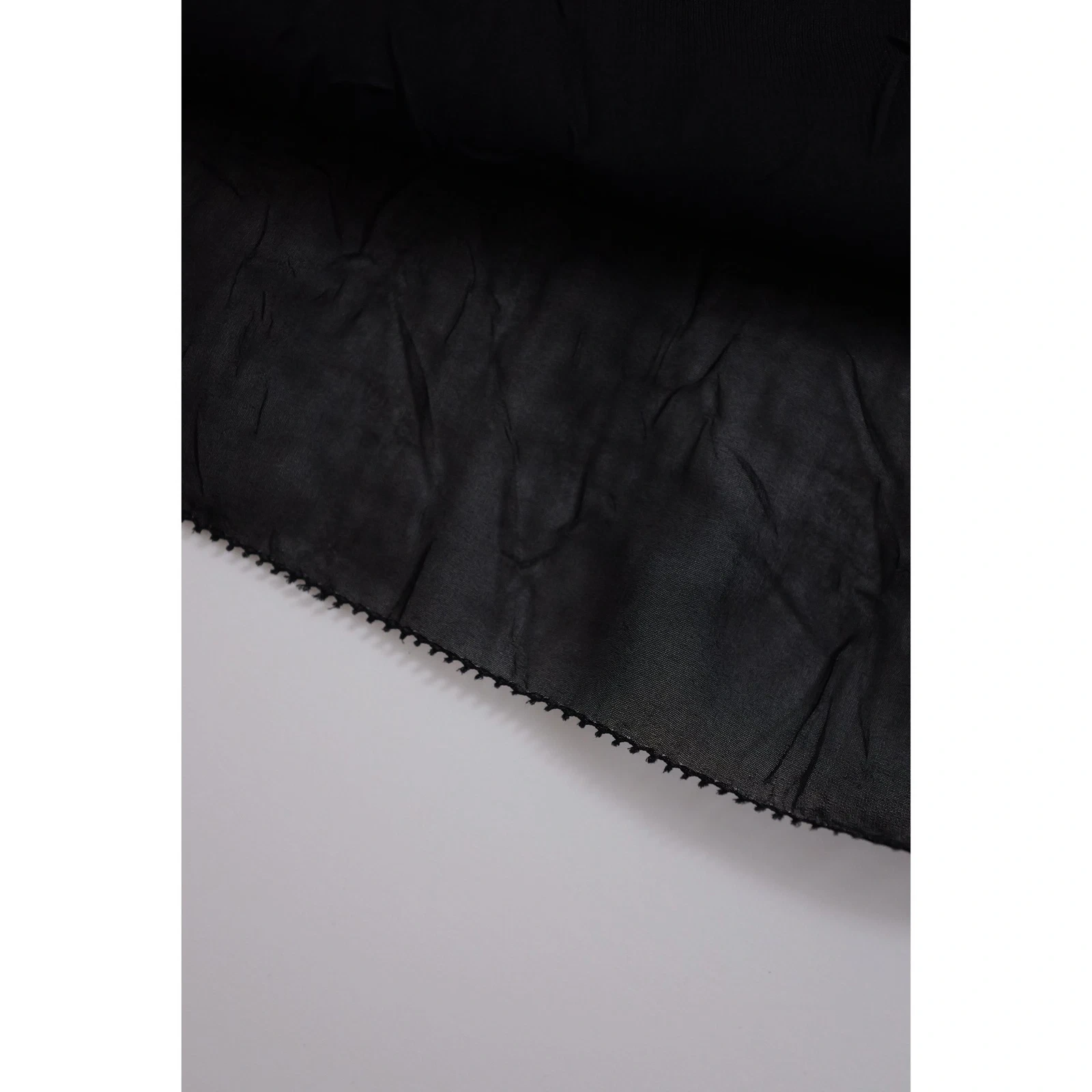 YOHJI YAMAMOTO Mini jupe Noir vintage, passéist — photo 3