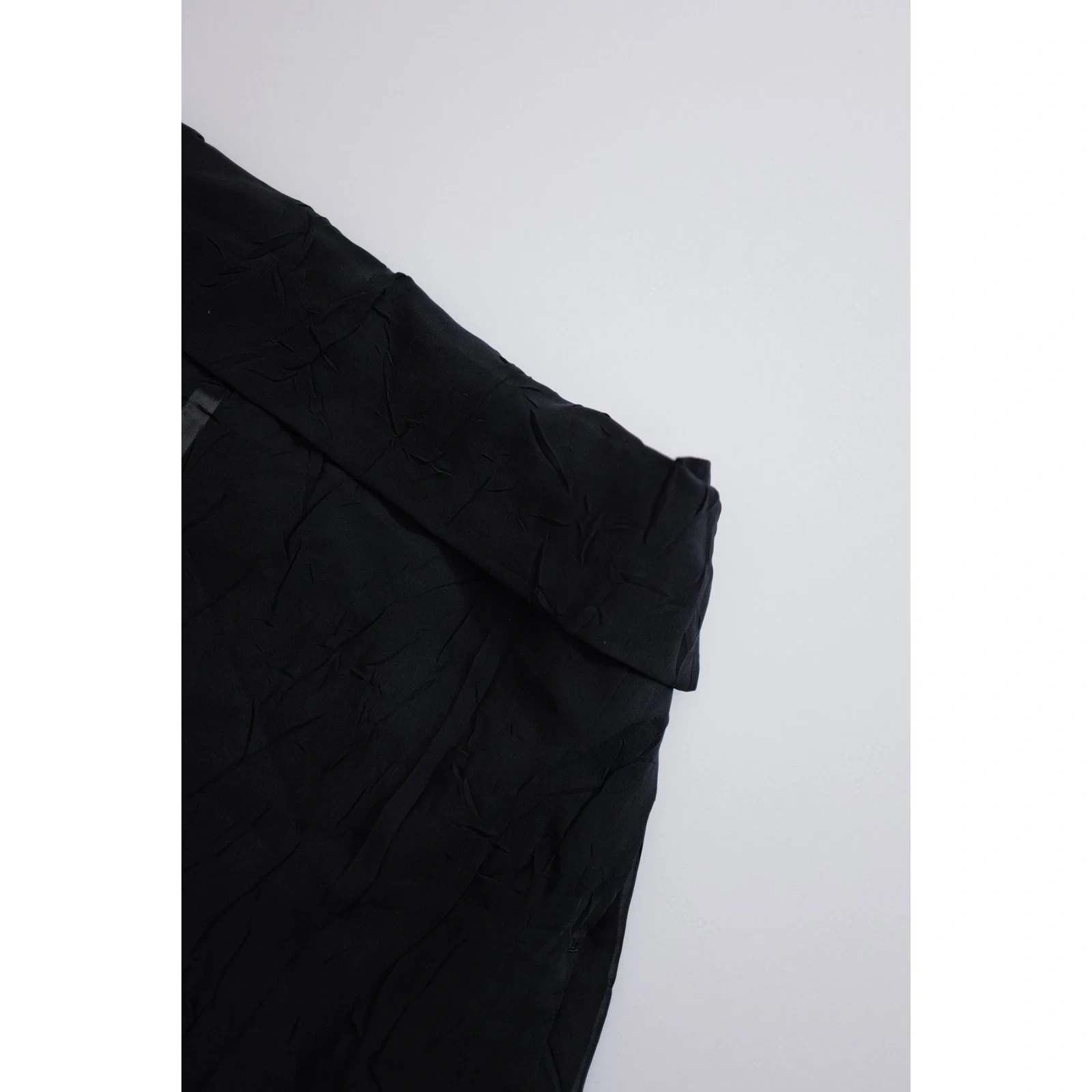 YOHJI YAMAMOTO Mini jupe Noir vintage, passéist — photo 5