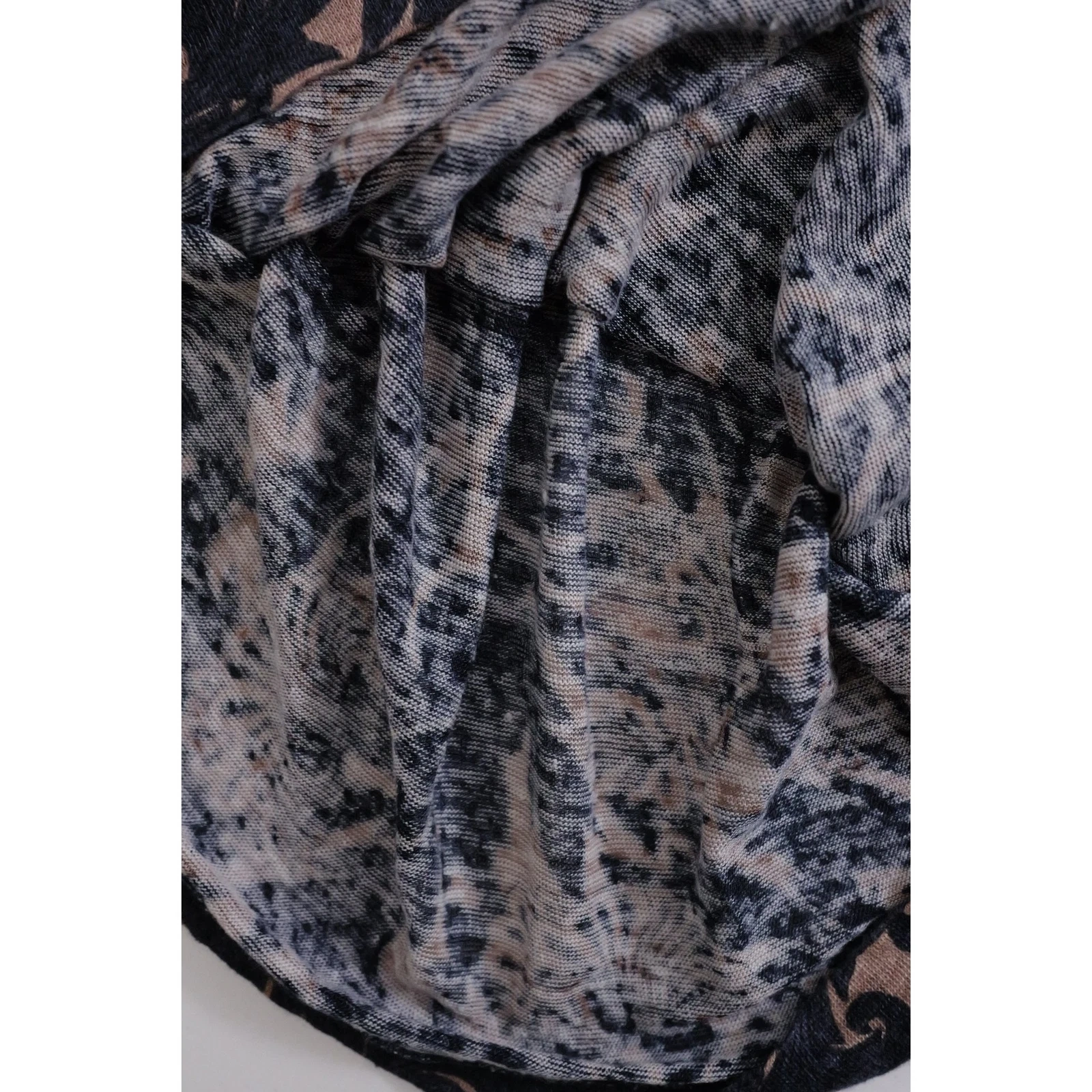 YOHJI YAMAMOTO Débardeur en lin Marine vintage, passéist — photo 5