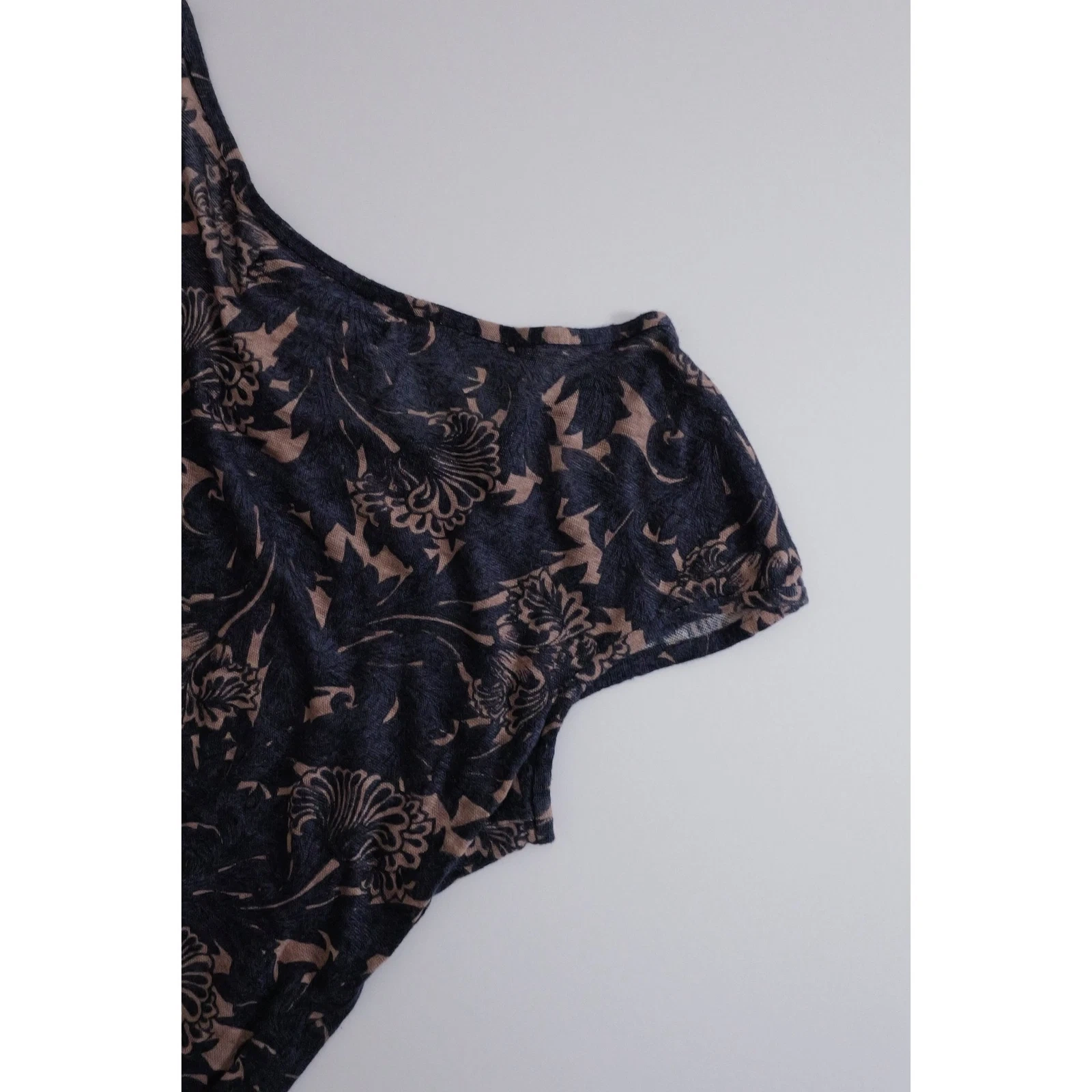 YOHJI YAMAMOTO Débardeur en lin Marine vintage, passéist — photo 8