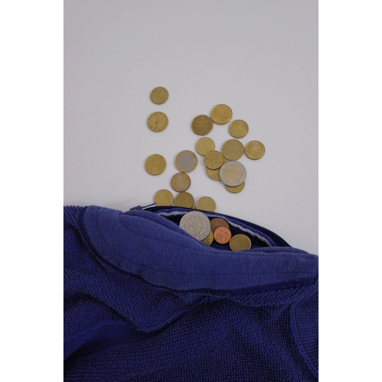 ISSEY MIYAKE Sweat Bleu vintage, passéist — photo 7