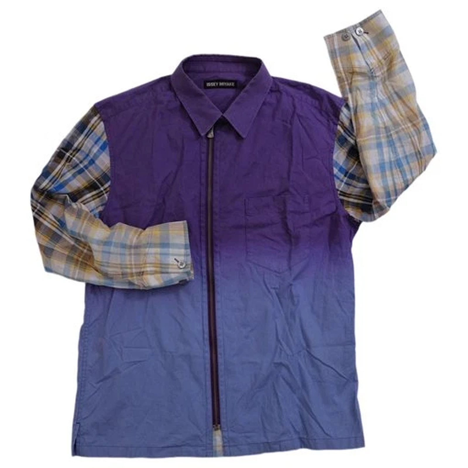 ISSEY MIYAKE Chemise Multicolore vintage, passéist — photo 1