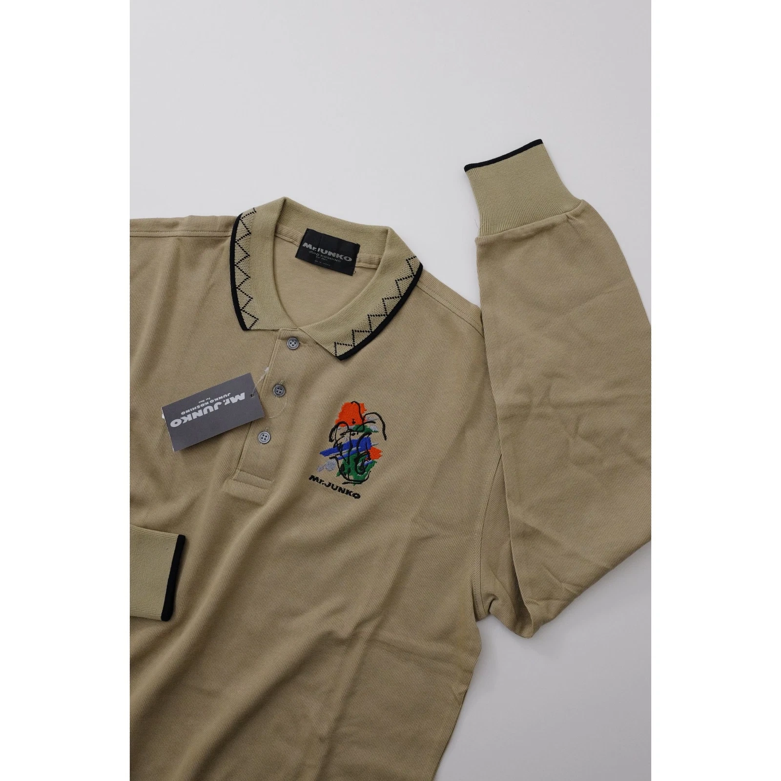 JUNKO KOSHINO Polo Camel vintage, passéist — photo 2