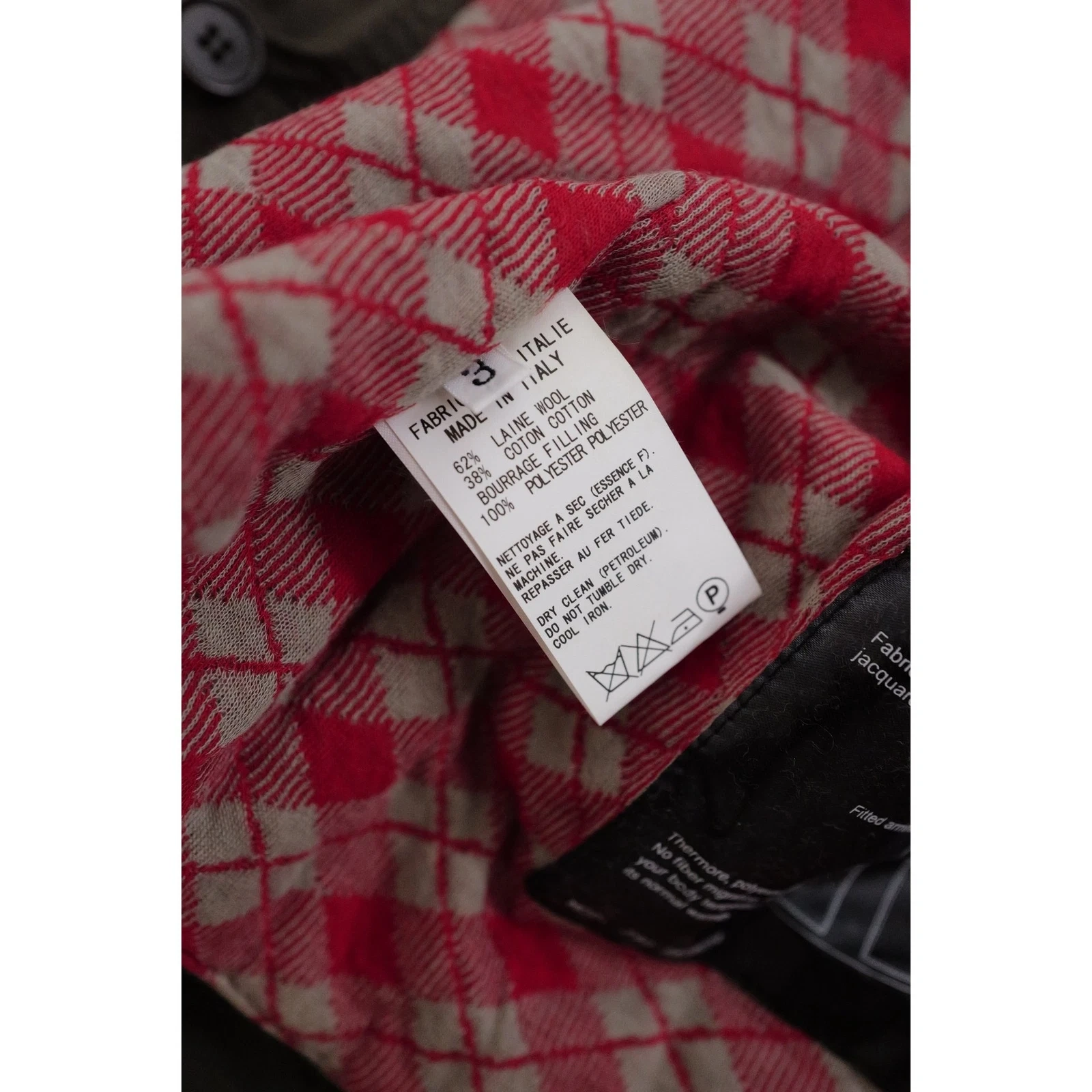 YOHJI YAMAMOTO Veste Marron vintage, passéist — photo 15