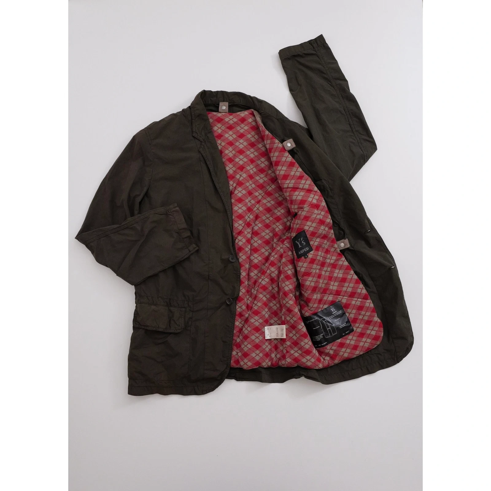 YOHJI YAMAMOTO Veste Marron vintage, passéist — photo 8