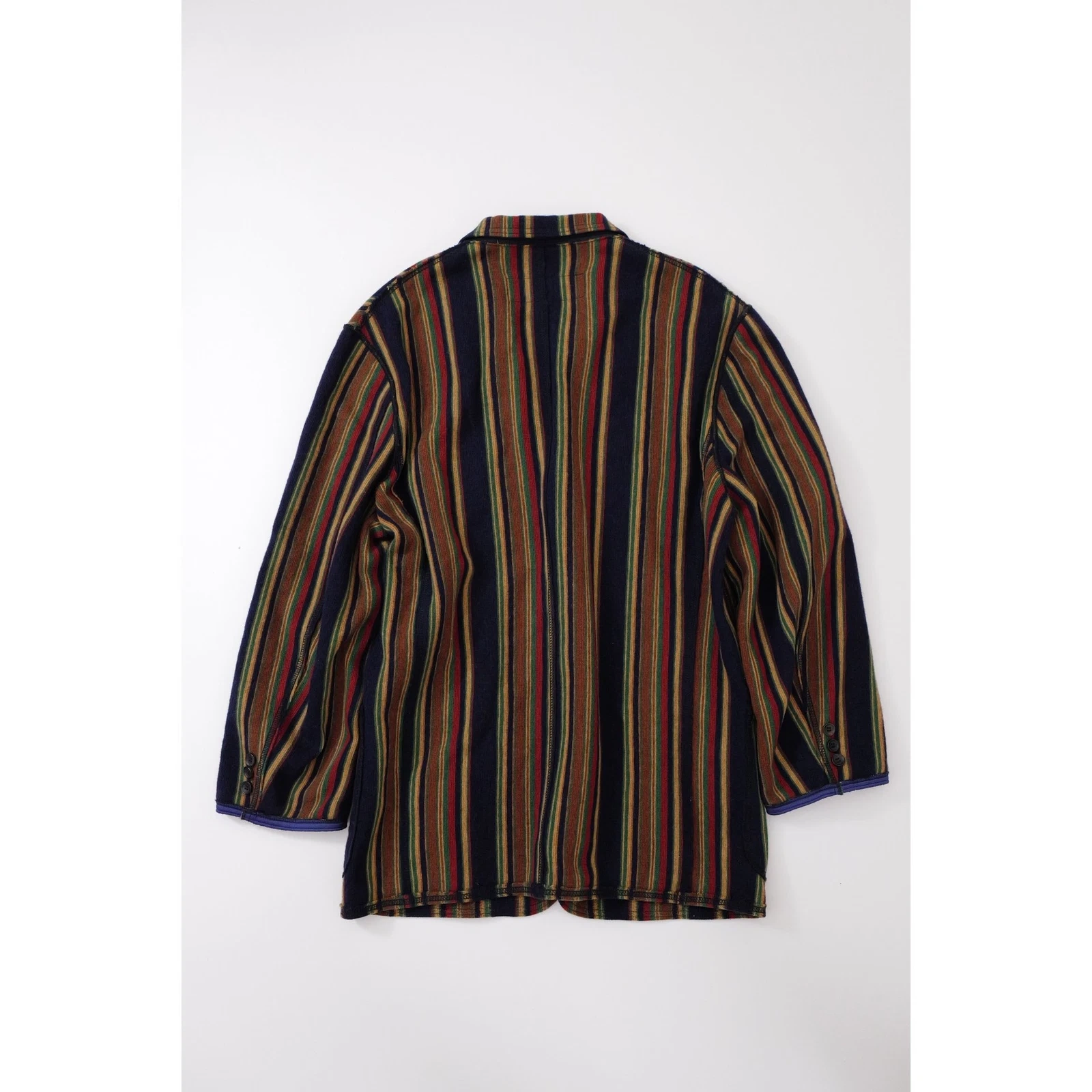 COMME DES GARÇONS Veste en laine Multicolore vintage, passéist — photo 14