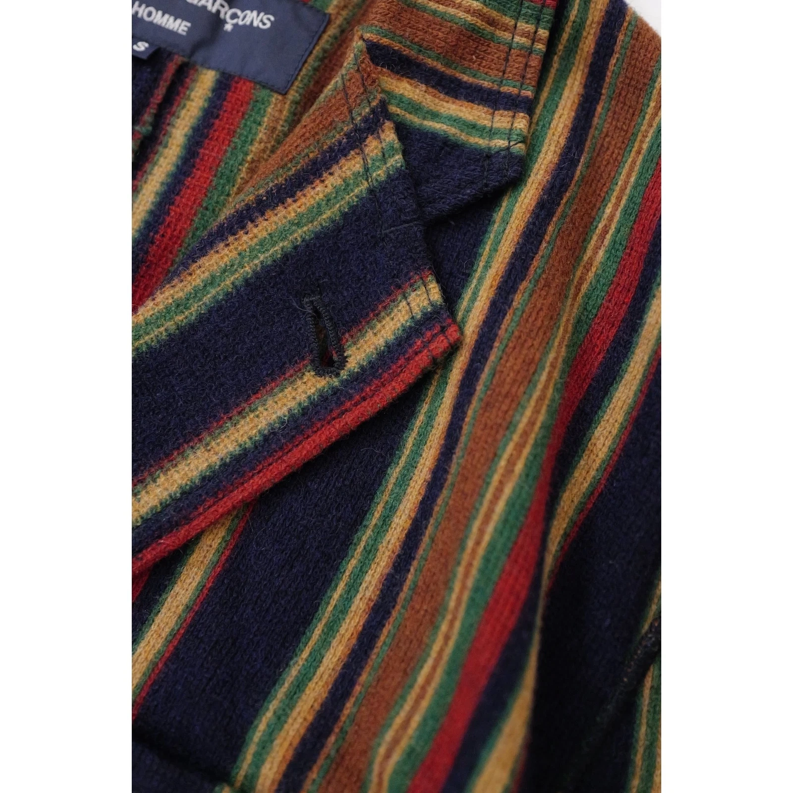 COMME DES GARÇONS Veste en laine Multicolore vintage, passéist — photo 4