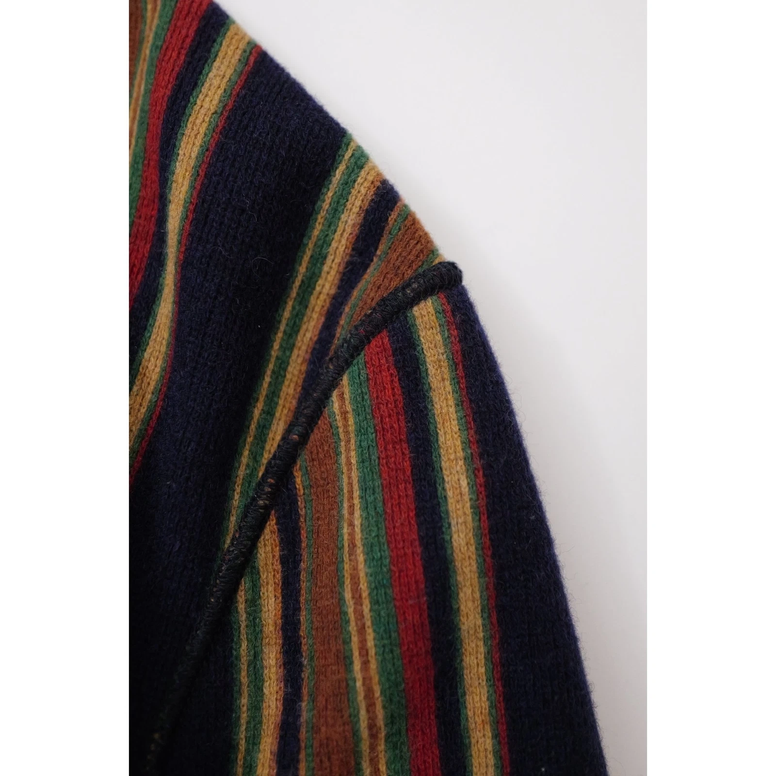 COMME DES GARÇONS Veste en laine Multicolore vintage, passéist — photo 5