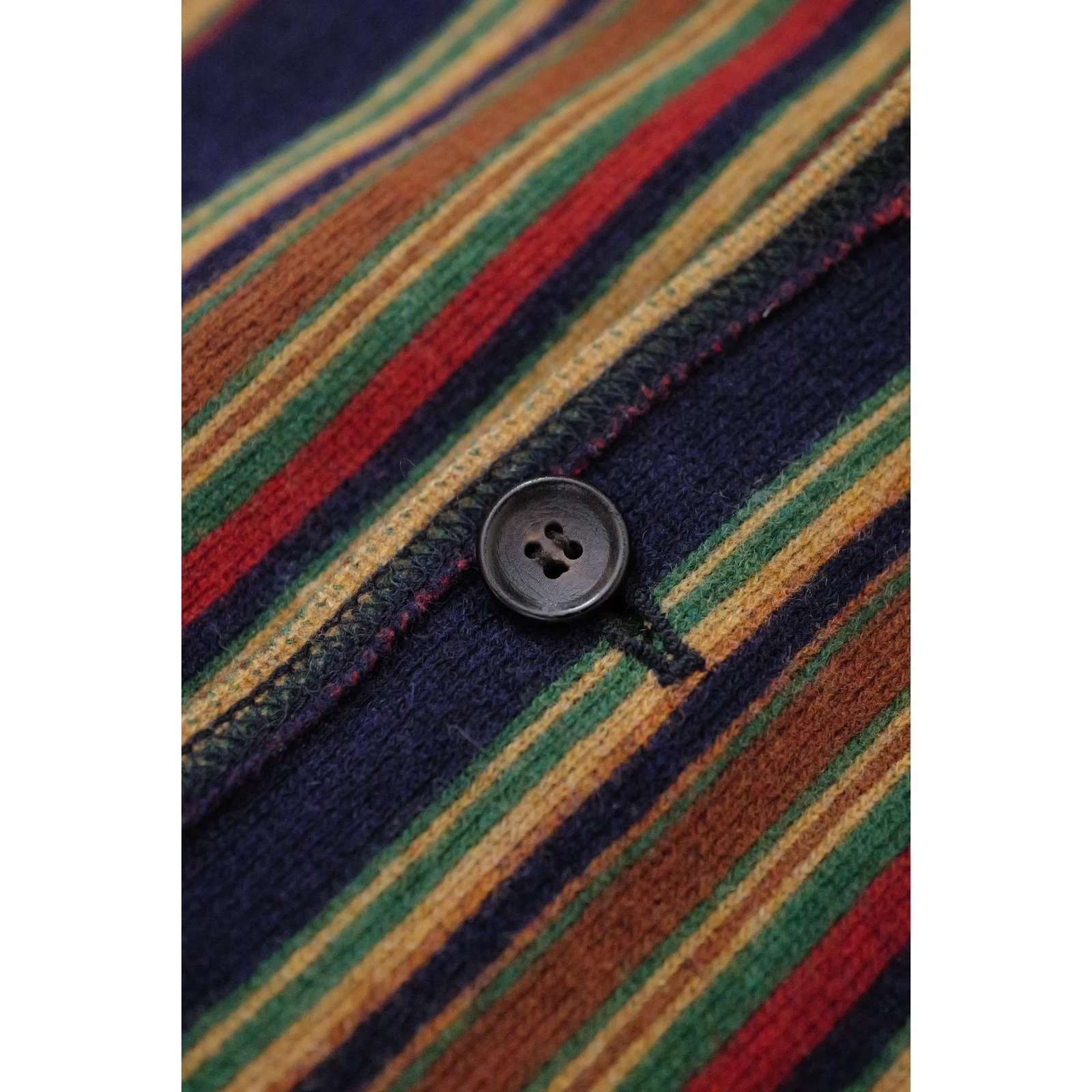 COMME DES GARÇONS Veste en laine Multicolore vintage, passéist — photo 6