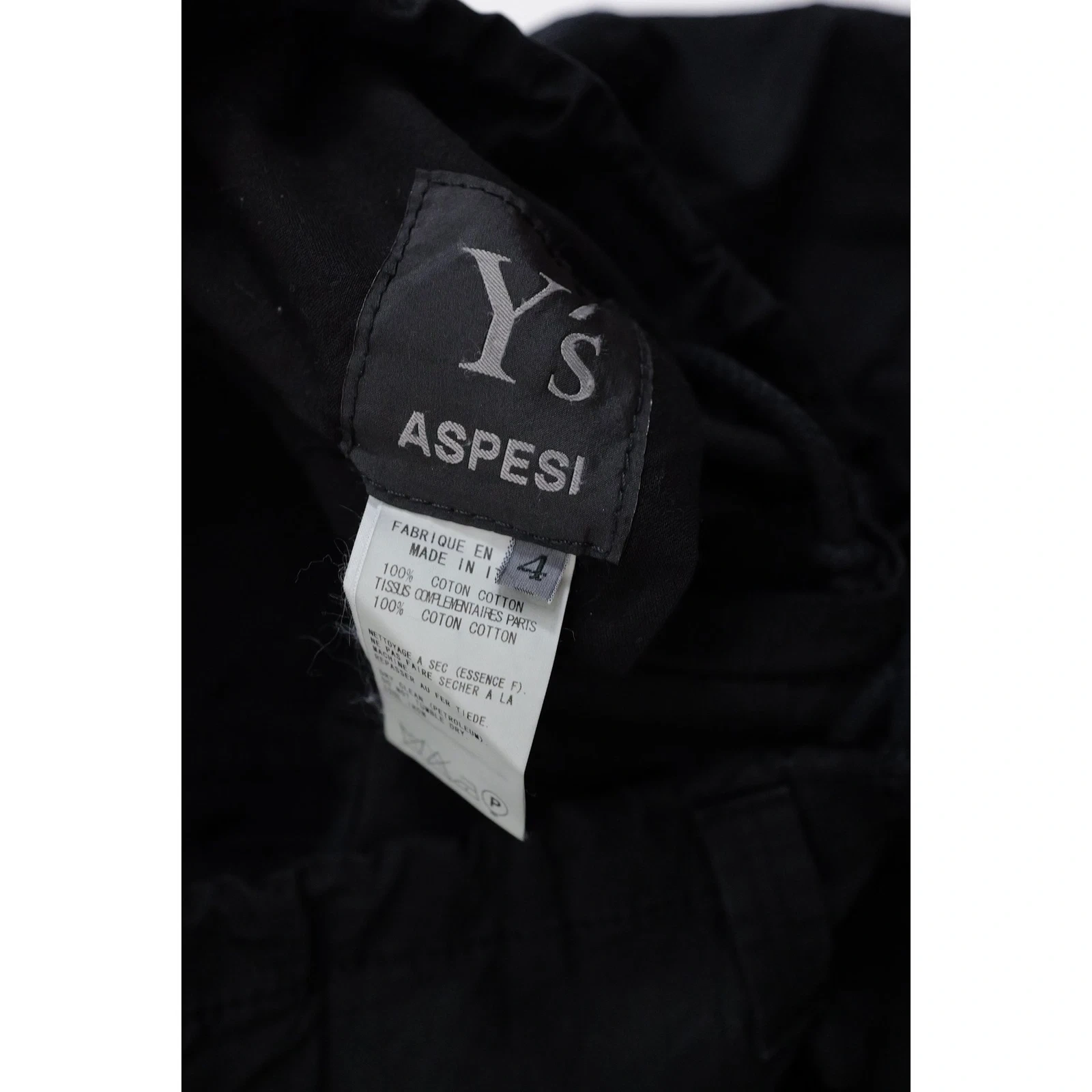 YOHJI YAMAMOTO Pantalon Noir vintage, passéist — photo 10