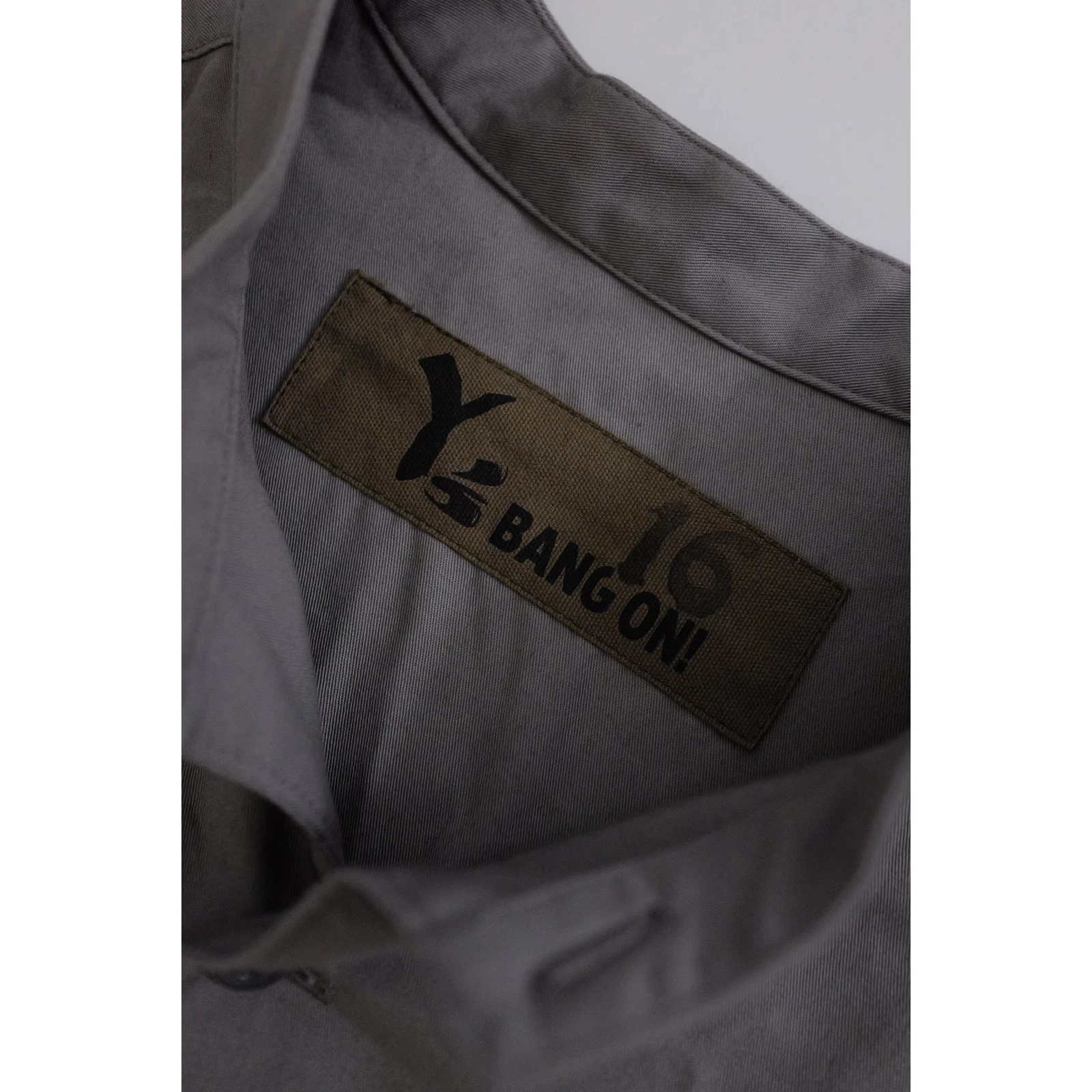 YOHJI YAMAMOTO Chemise Gris vintage, passéist — photo 7