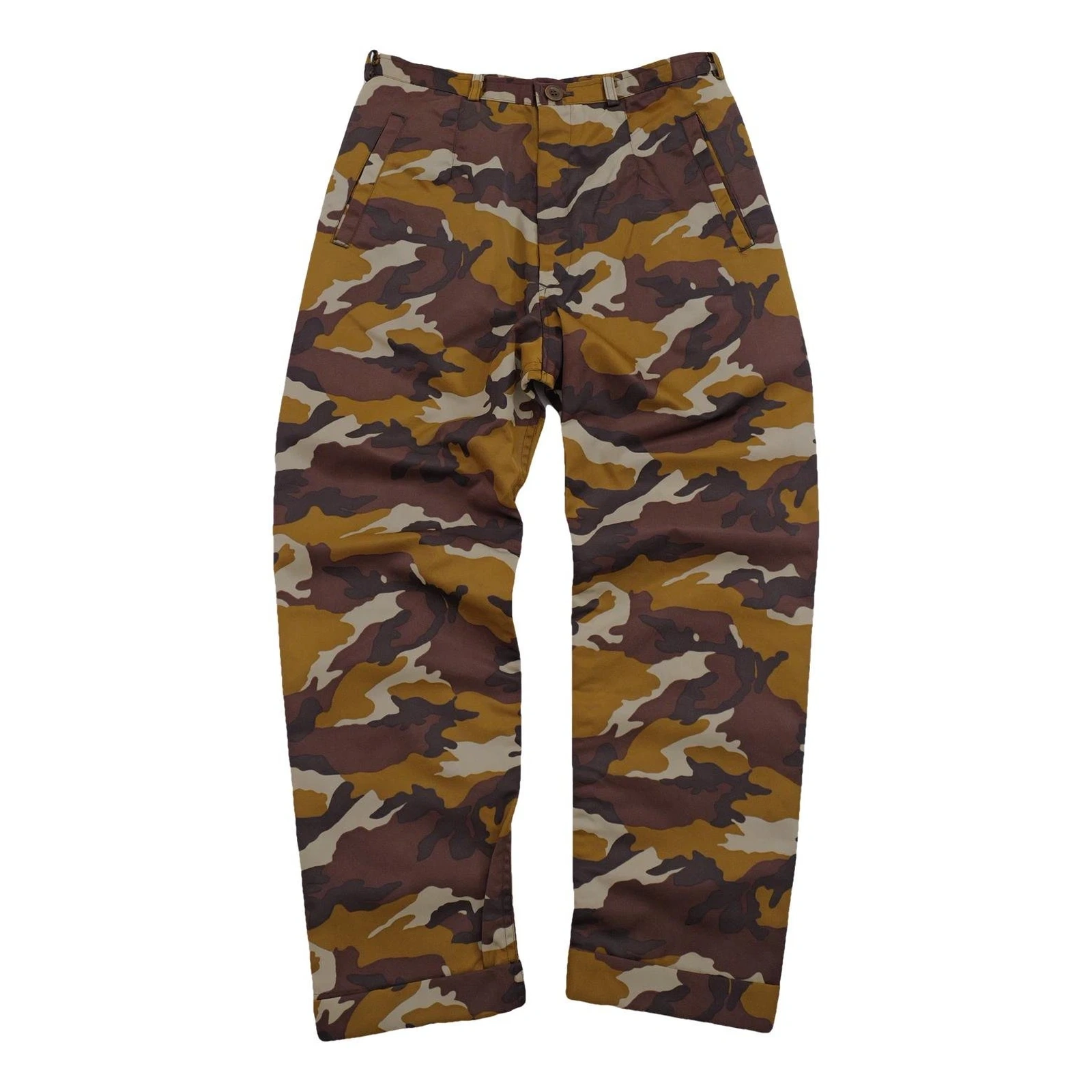 YOHJI YAMAMOTO Pantalon droit Multicolore vintage, passéist — photo 1