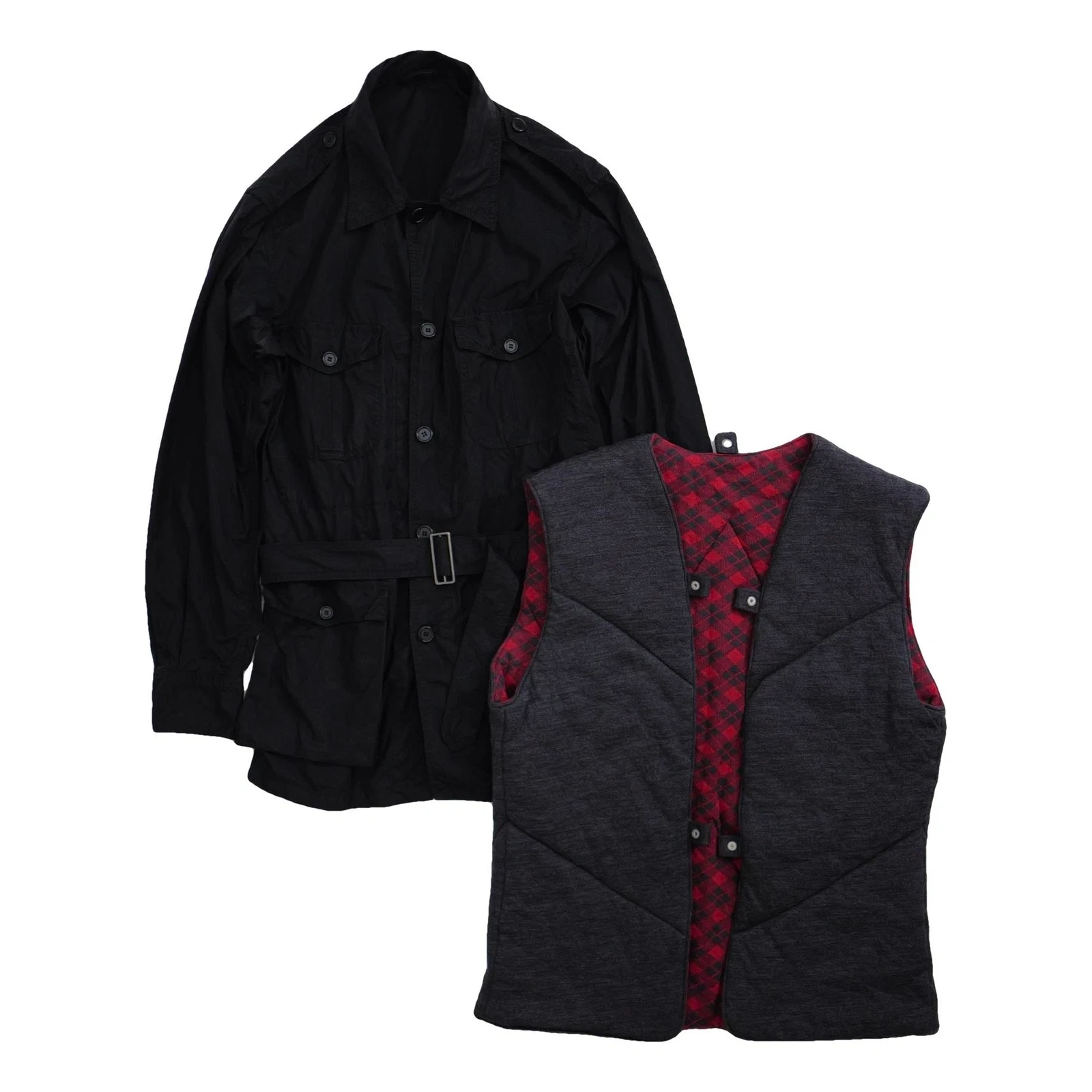 YOHJI YAMAMOTO Veste Noir vintage, passéist — photo 1