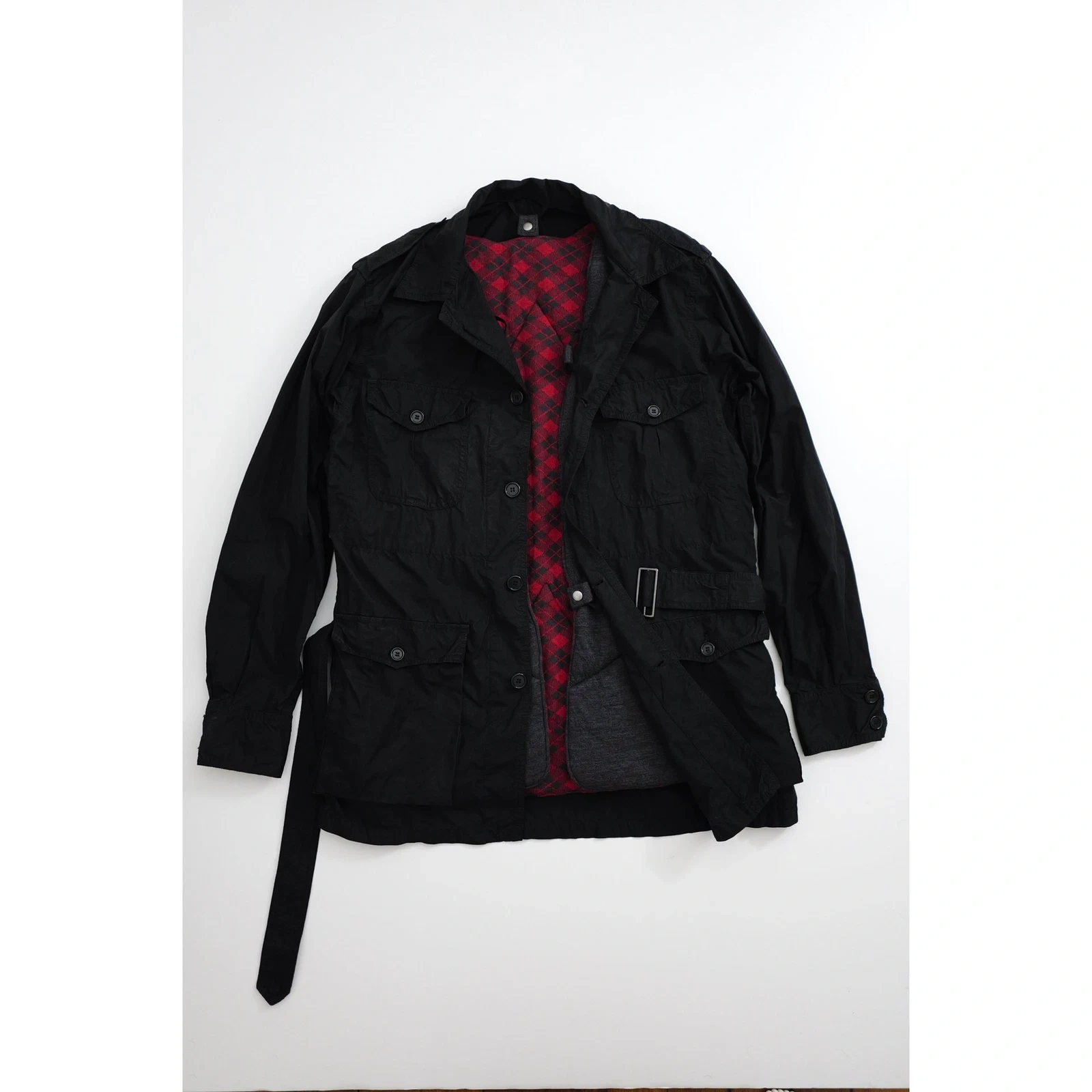 YOHJI YAMAMOTO Veste Noir vintage, passéist — photo 13