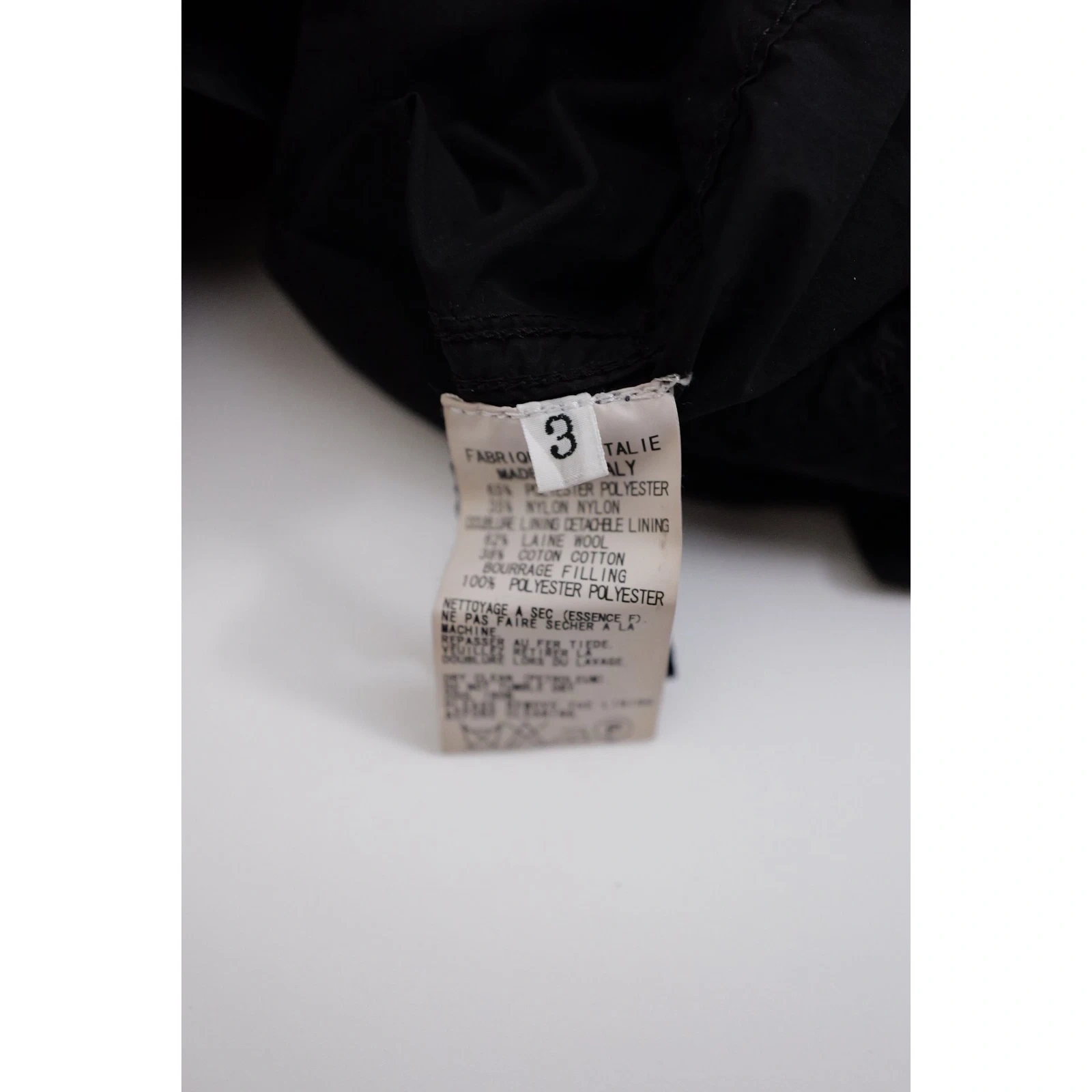 YOHJI YAMAMOTO Veste Noir vintage, passéist — photo 9