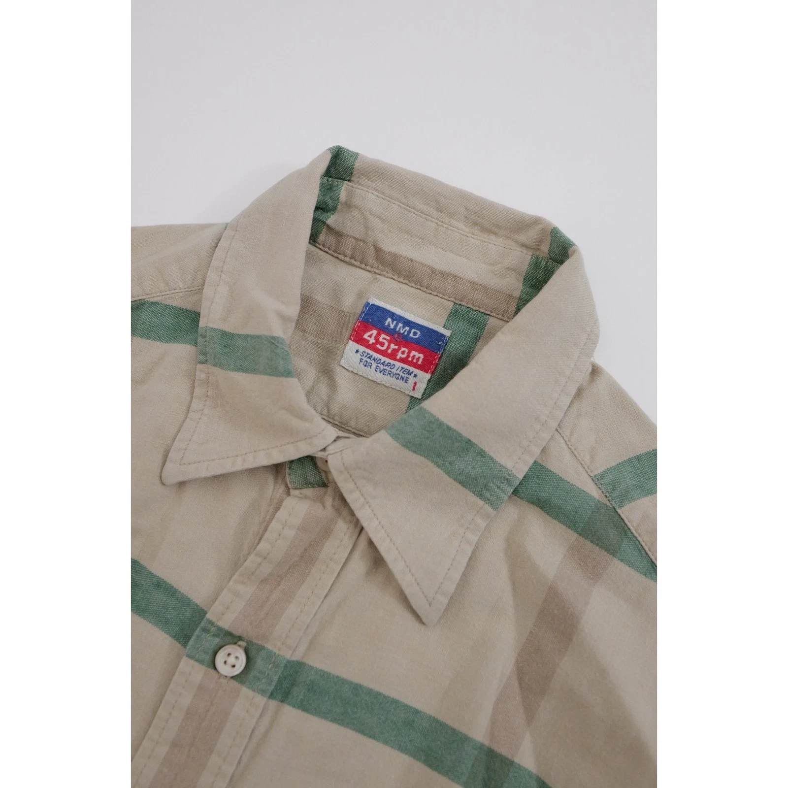 45RPM Chemise Beige vintage, passéist — photo 4