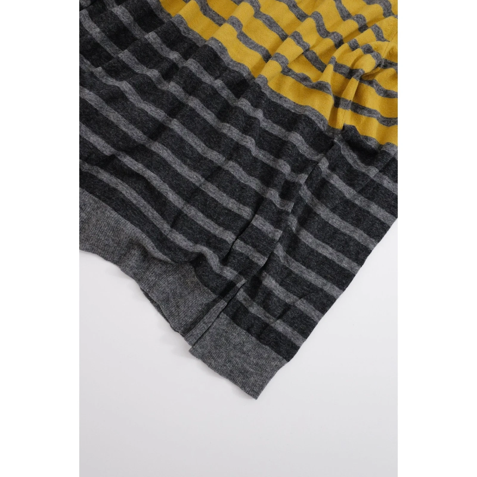 ZUCCA Gilet en laine Jaune vintage, passéist — photo 14