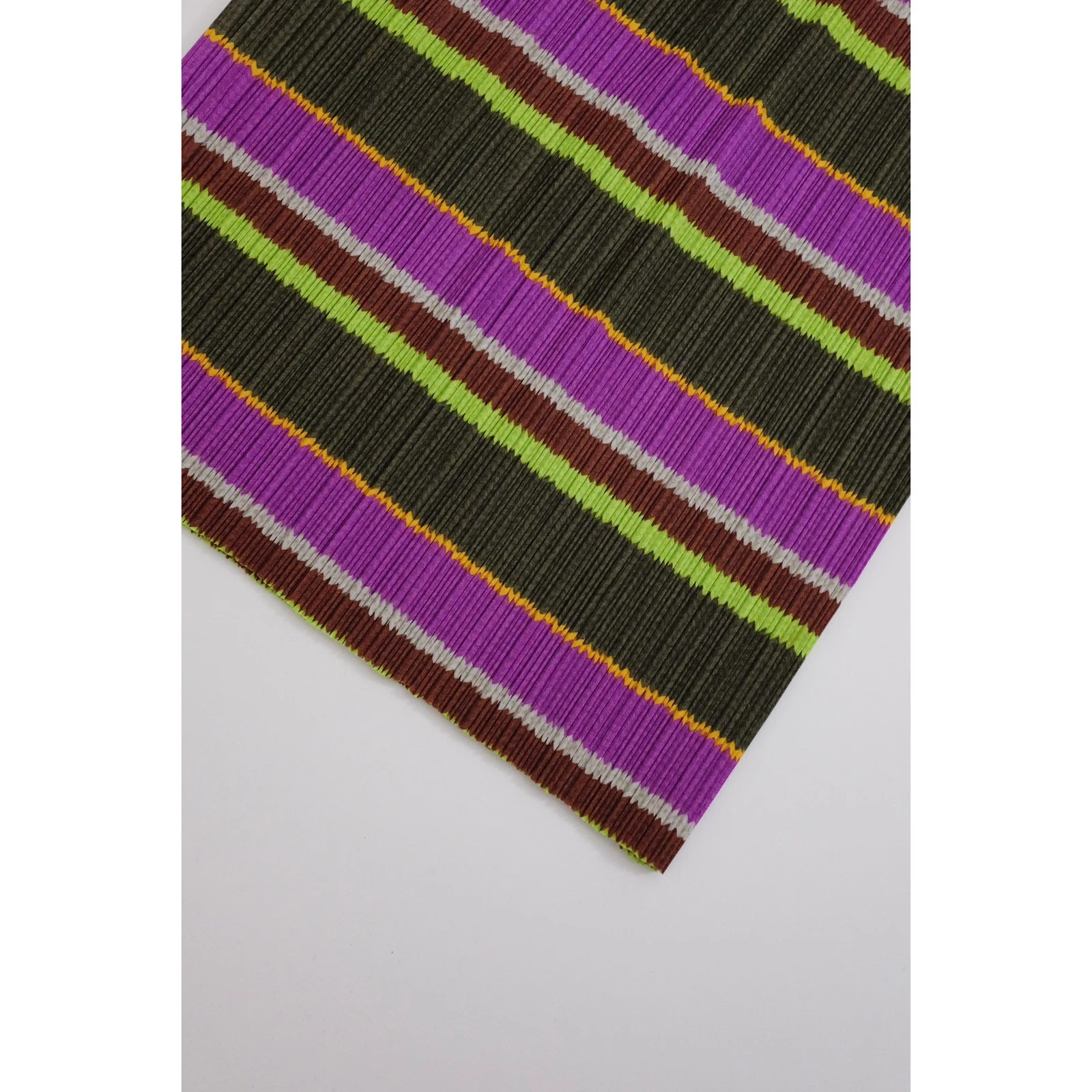 ISSEY MIYAKE Jupe mi-longue Multicolore vintage, passéist — photo 3