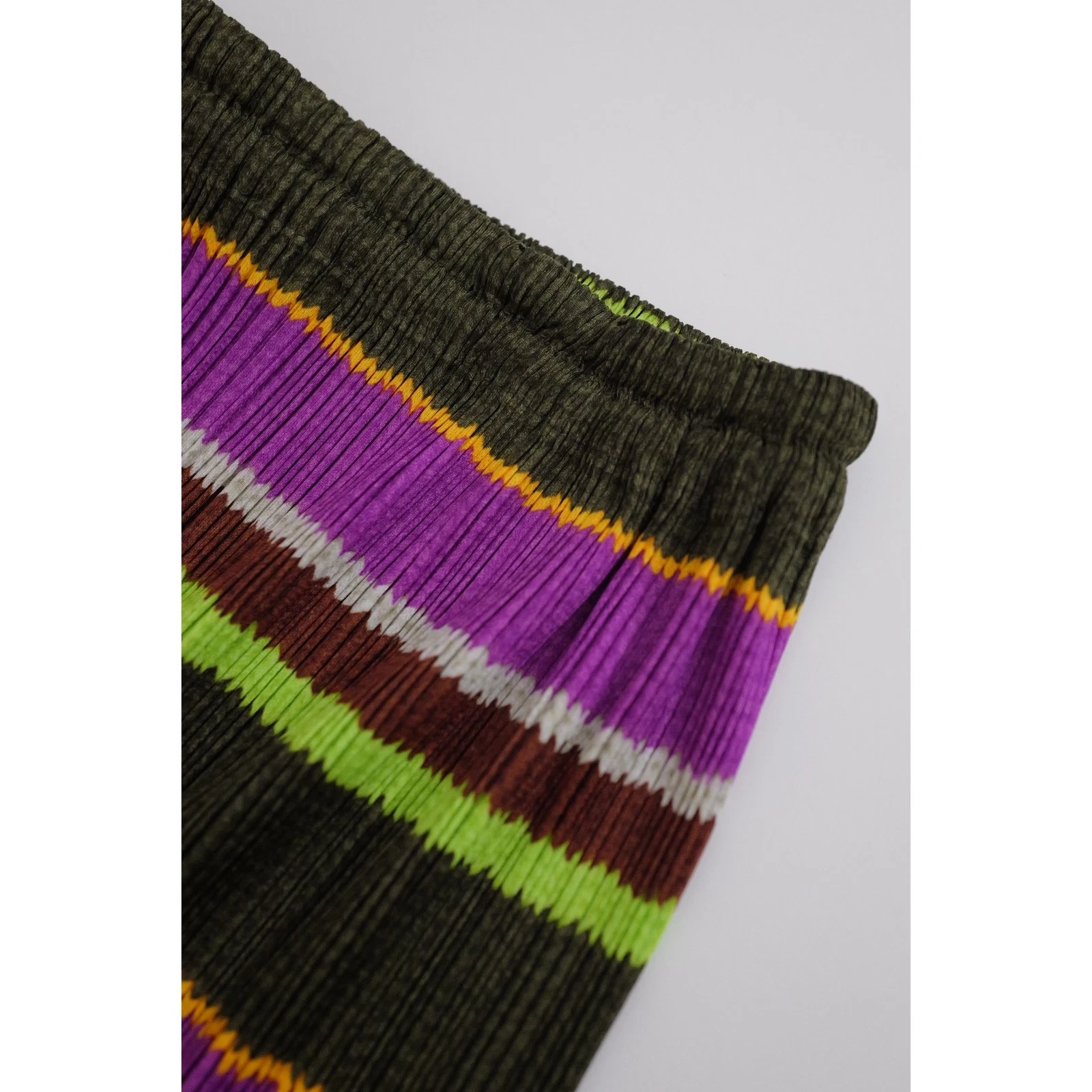 ISSEY MIYAKE Jupe mi-longue Multicolore vintage, passéist — photo 5