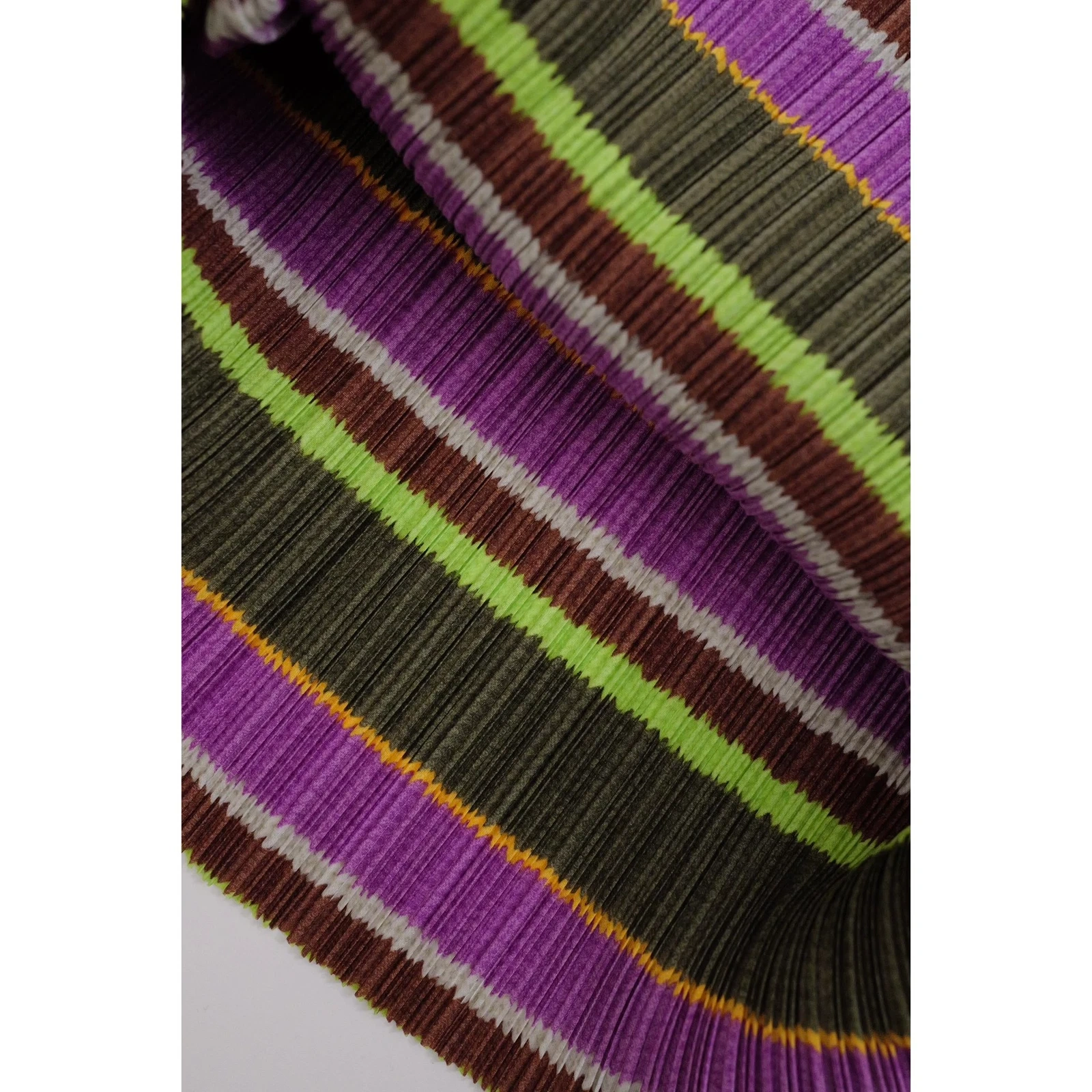 ISSEY MIYAKE Jupe mi-longue Multicolore vintage, passéist — photo 8