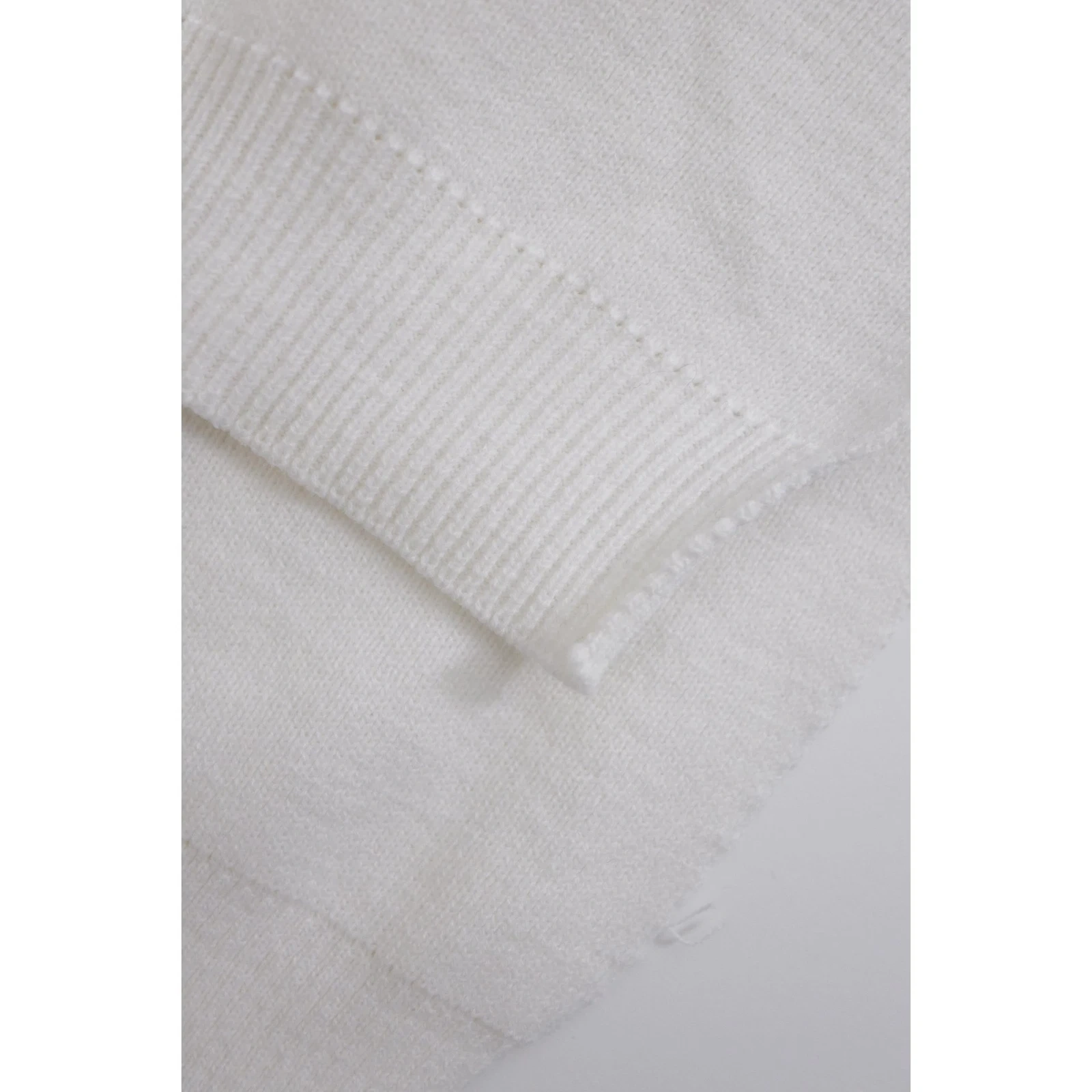 COMME DES GARÇONS Pull-over Écru vintage, passéist — photo 7