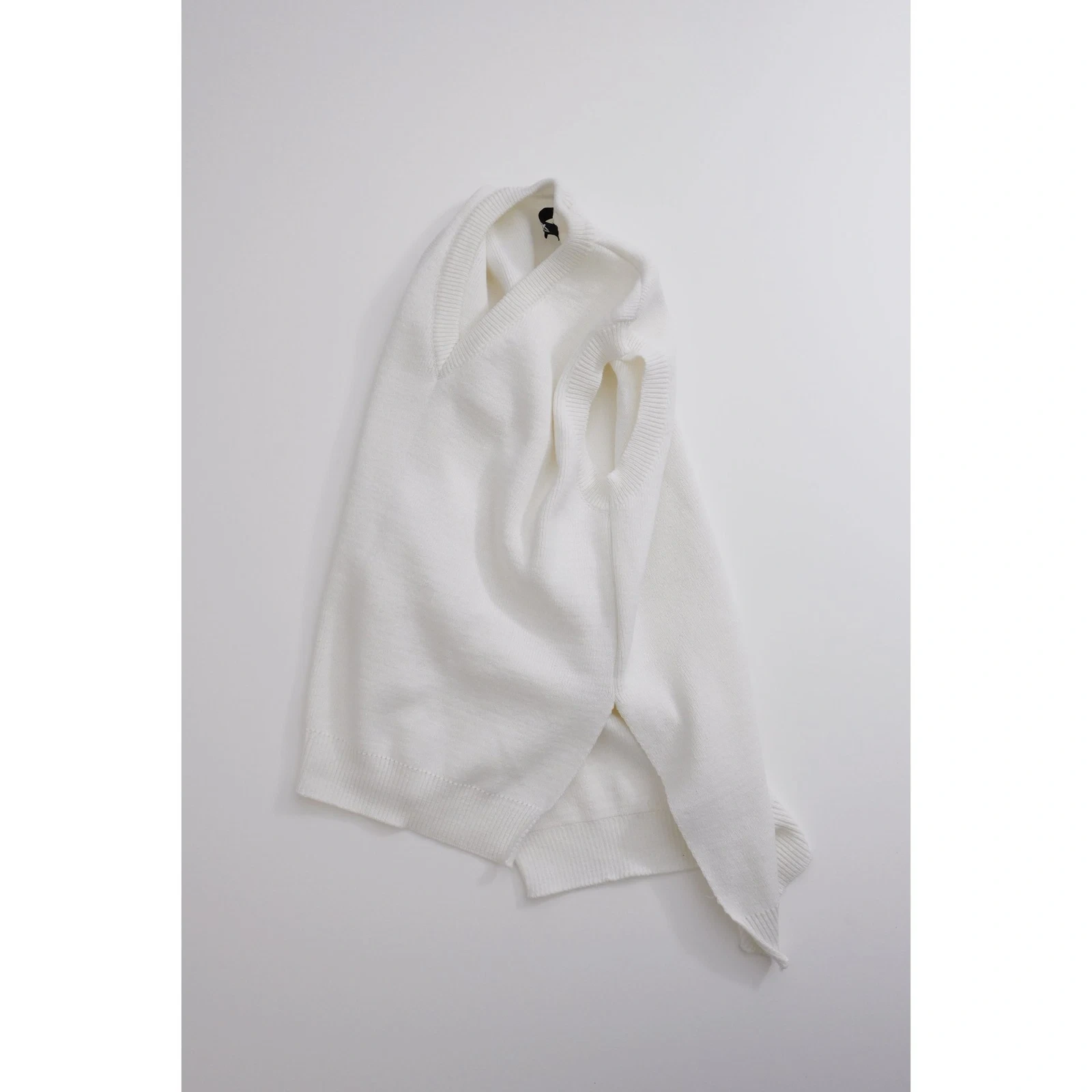 COMME DES GARÇONS Pull-over Écru vintage, passéist — photo 10