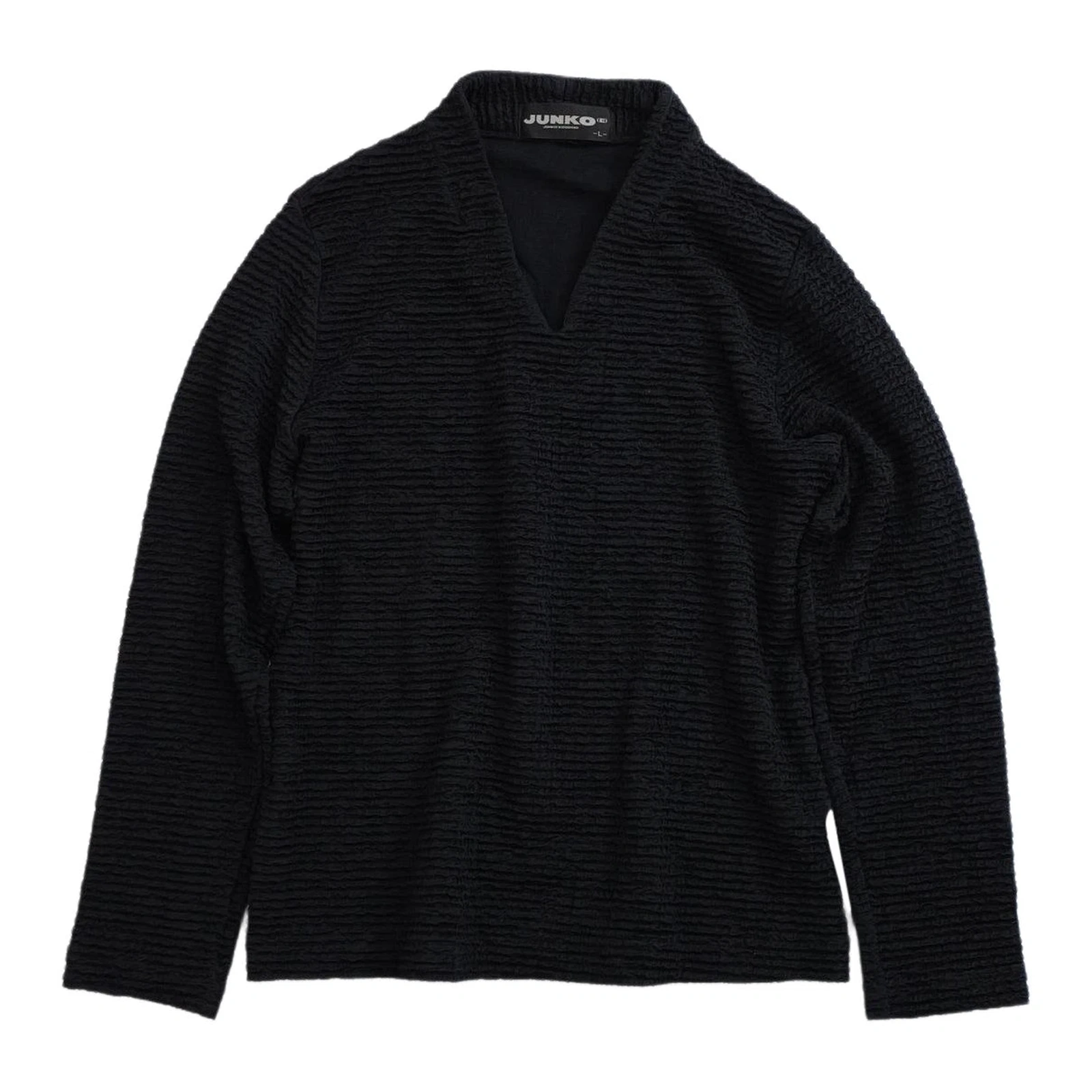 JUNKO KOSHINO Sweat Noir vintage, passéist — photo 1