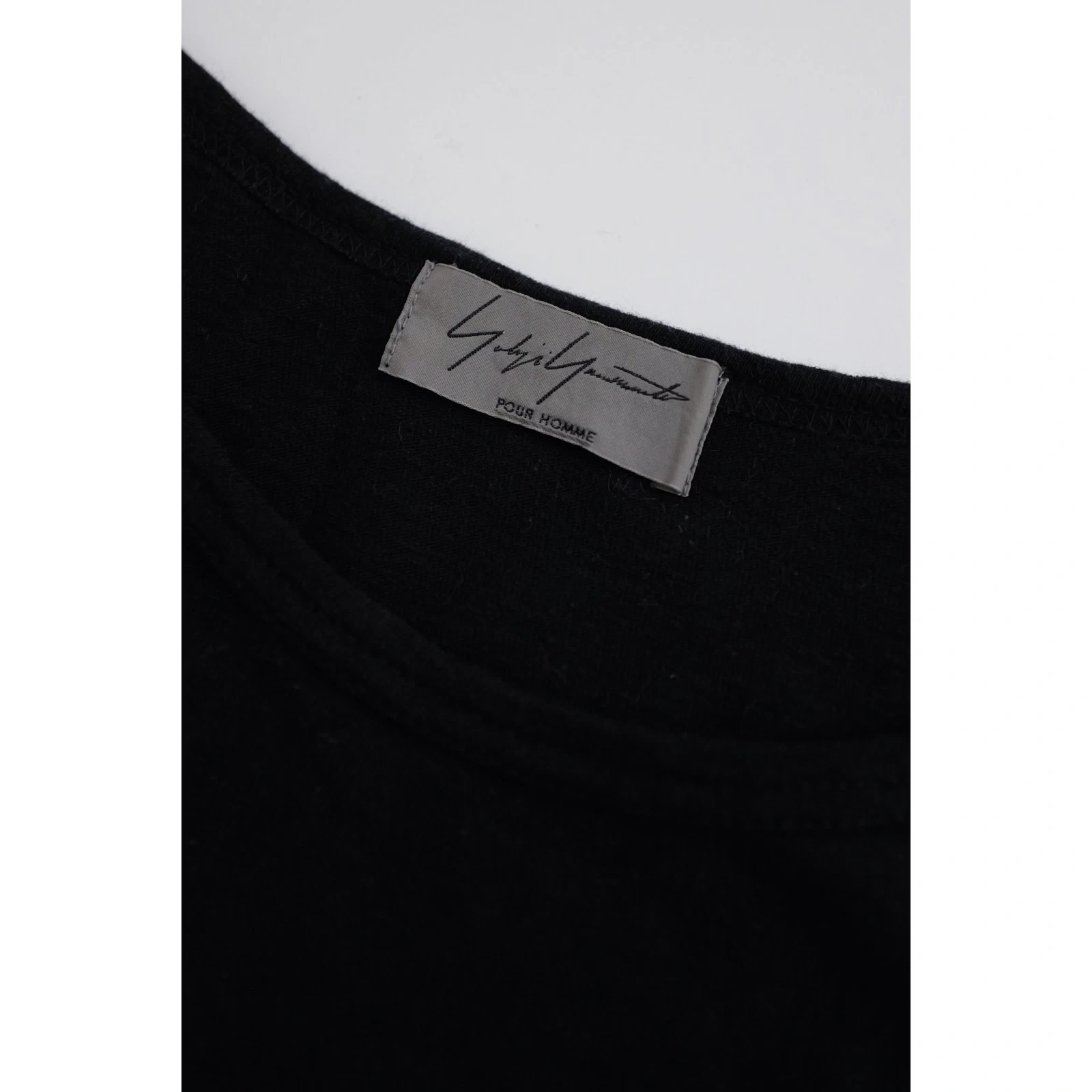 YOHJI YAMAMOTO Tee shirt Noir vintage, passéist — photo 4