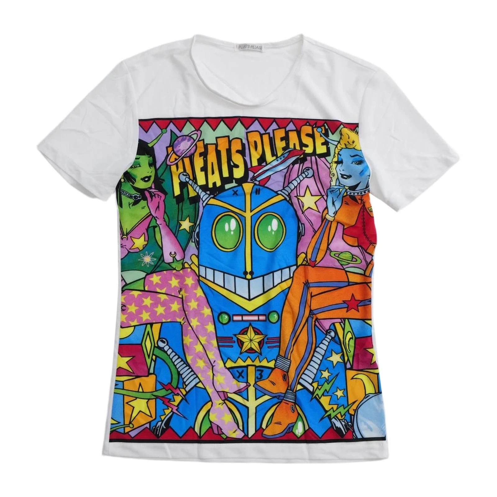 ISSEY MIYAKE Tee shirt Multicolore vintage, passéist — photo 1