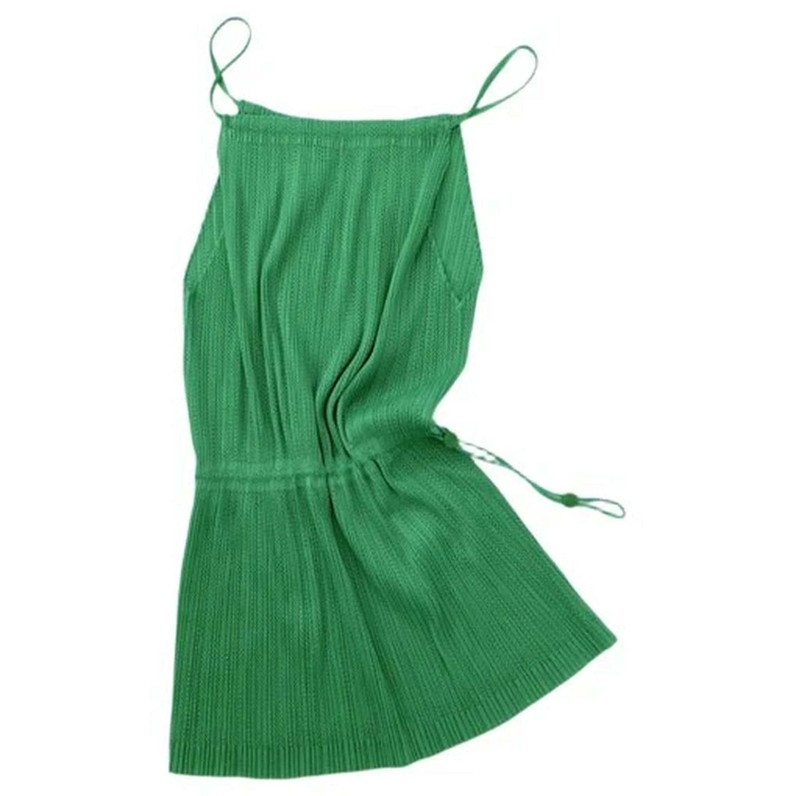 ISSEY MIYAKE Mini robe Vert vintage, passéist — photo 1