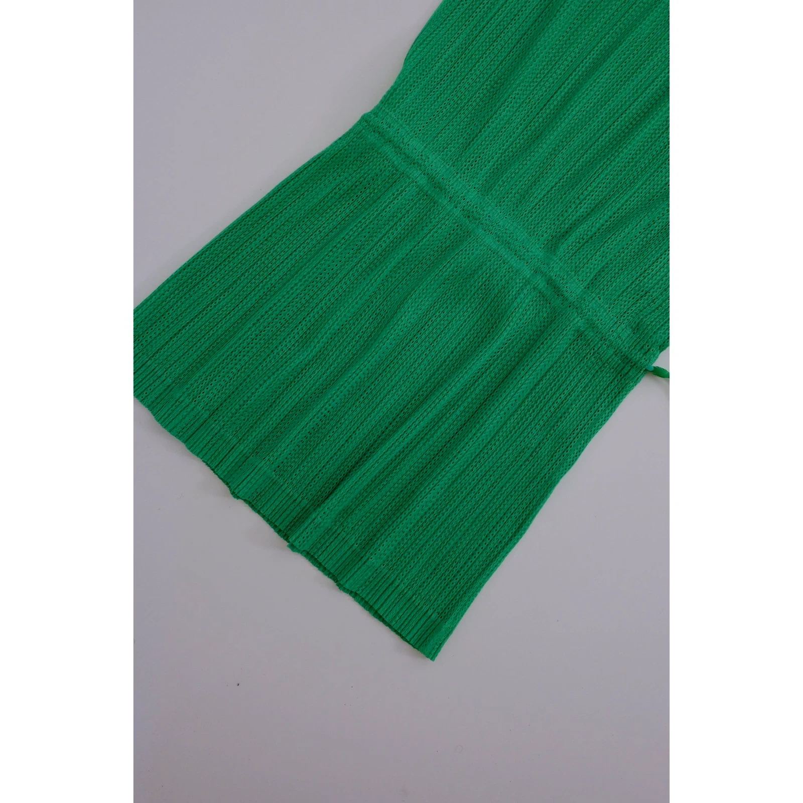 ISSEY MIYAKE Mini robe Vert vintage, passéist — photo 4