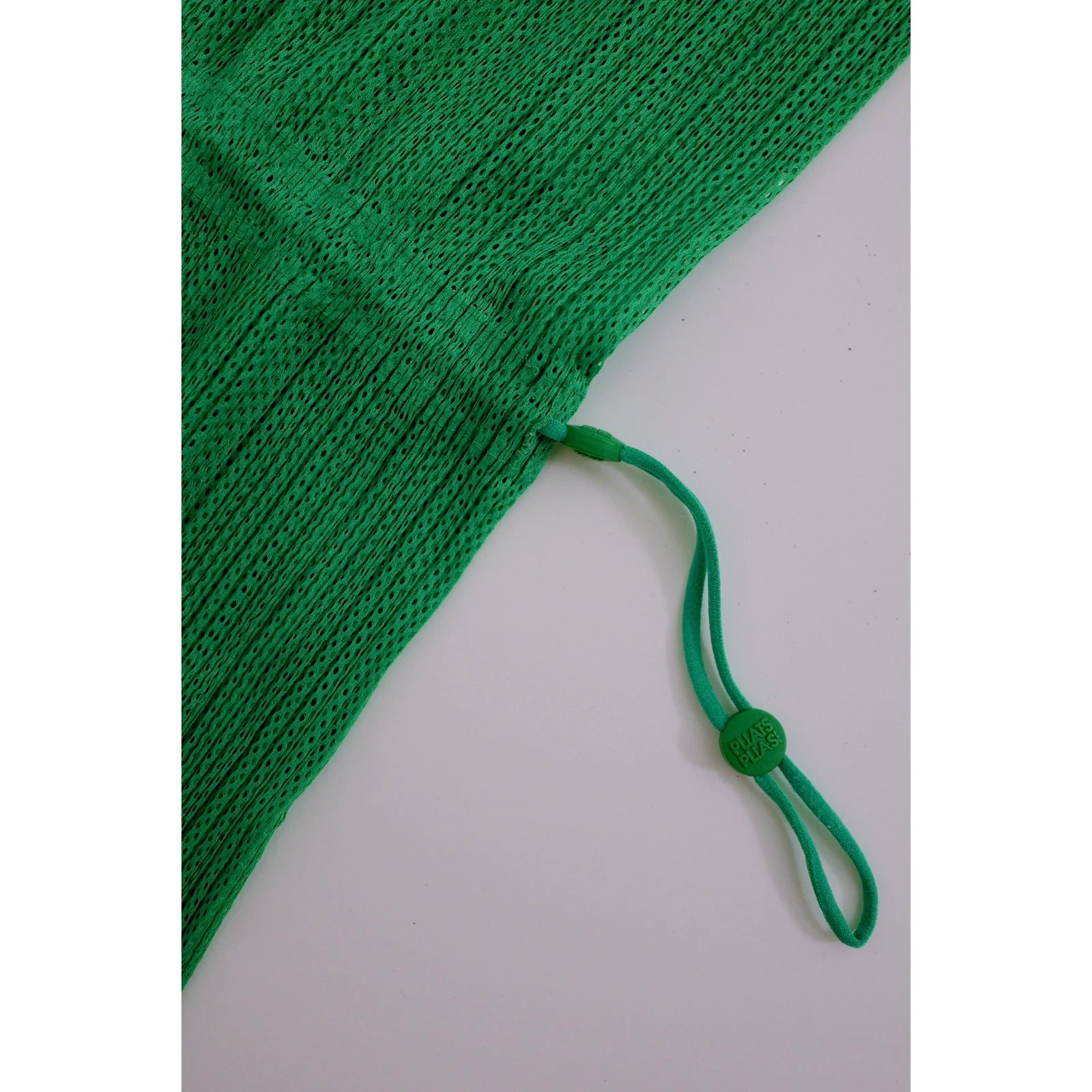 ISSEY MIYAKE Mini robe Vert vintage, passéist — photo 5