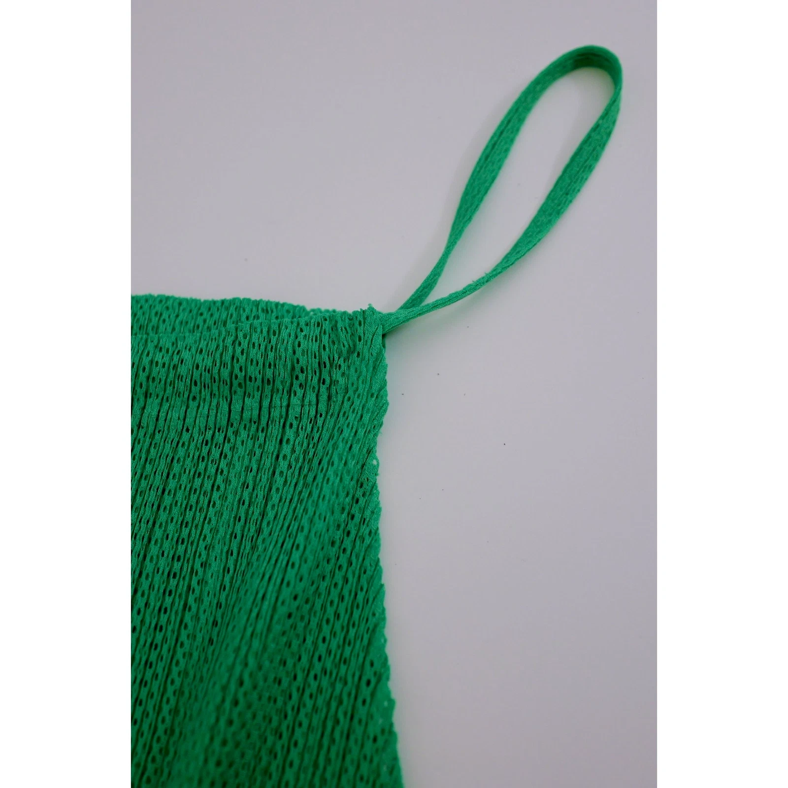 ISSEY MIYAKE Mini robe Vert vintage, passéist — photo 8