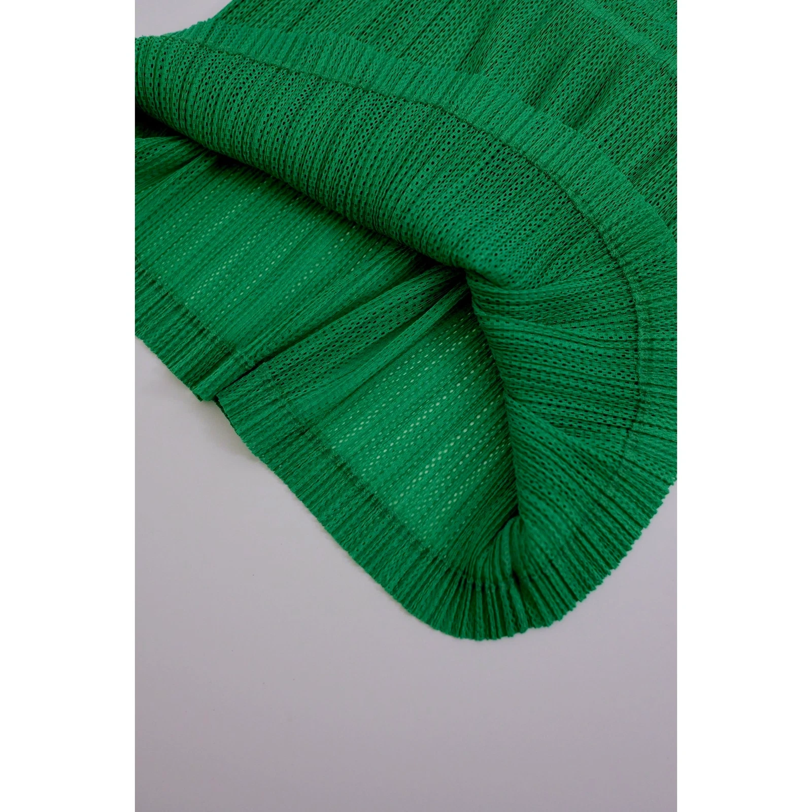 ISSEY MIYAKE Mini robe Vert vintage, passéist — photo 10