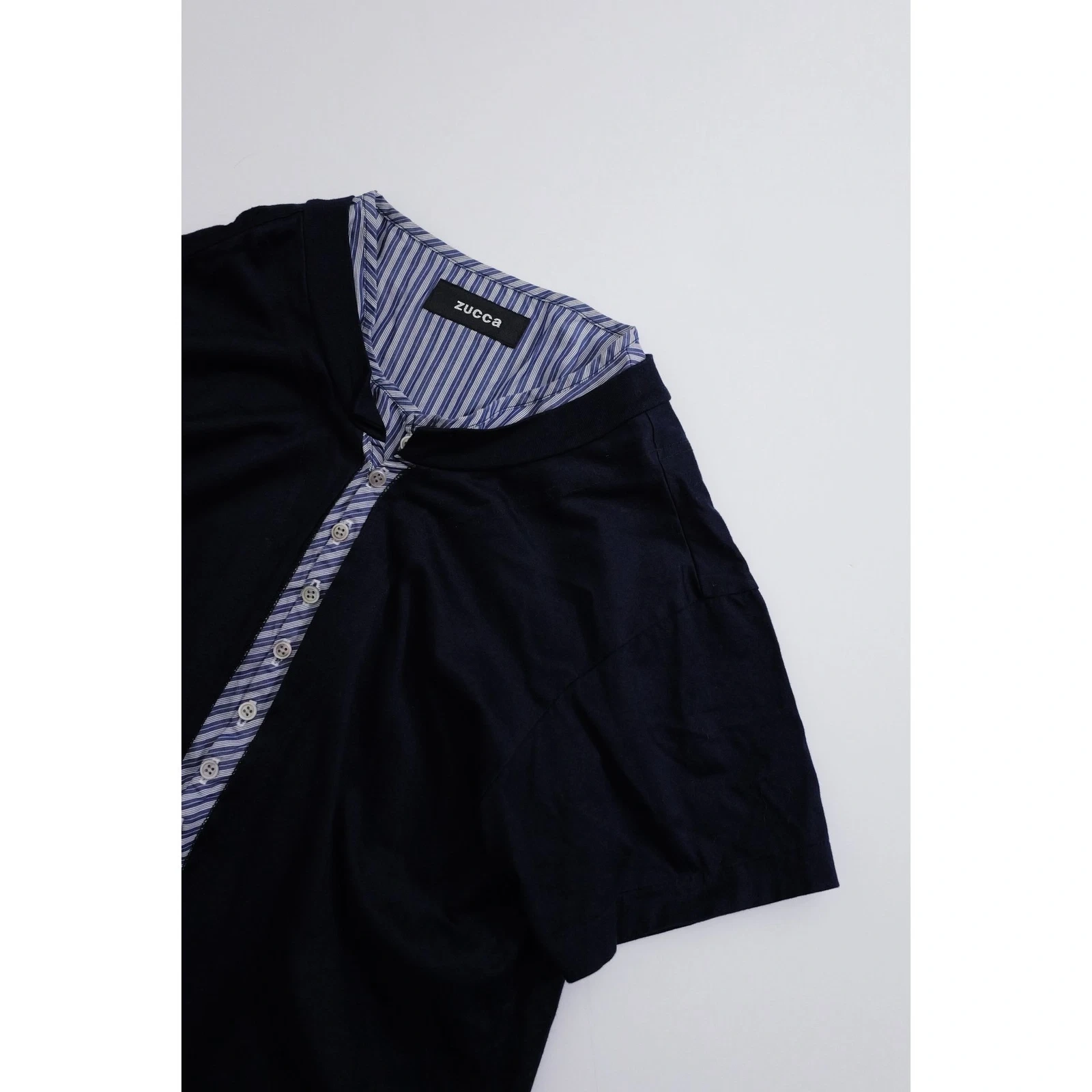 ZUCCA Tee shirt Marine vintage, passéist — photo 2